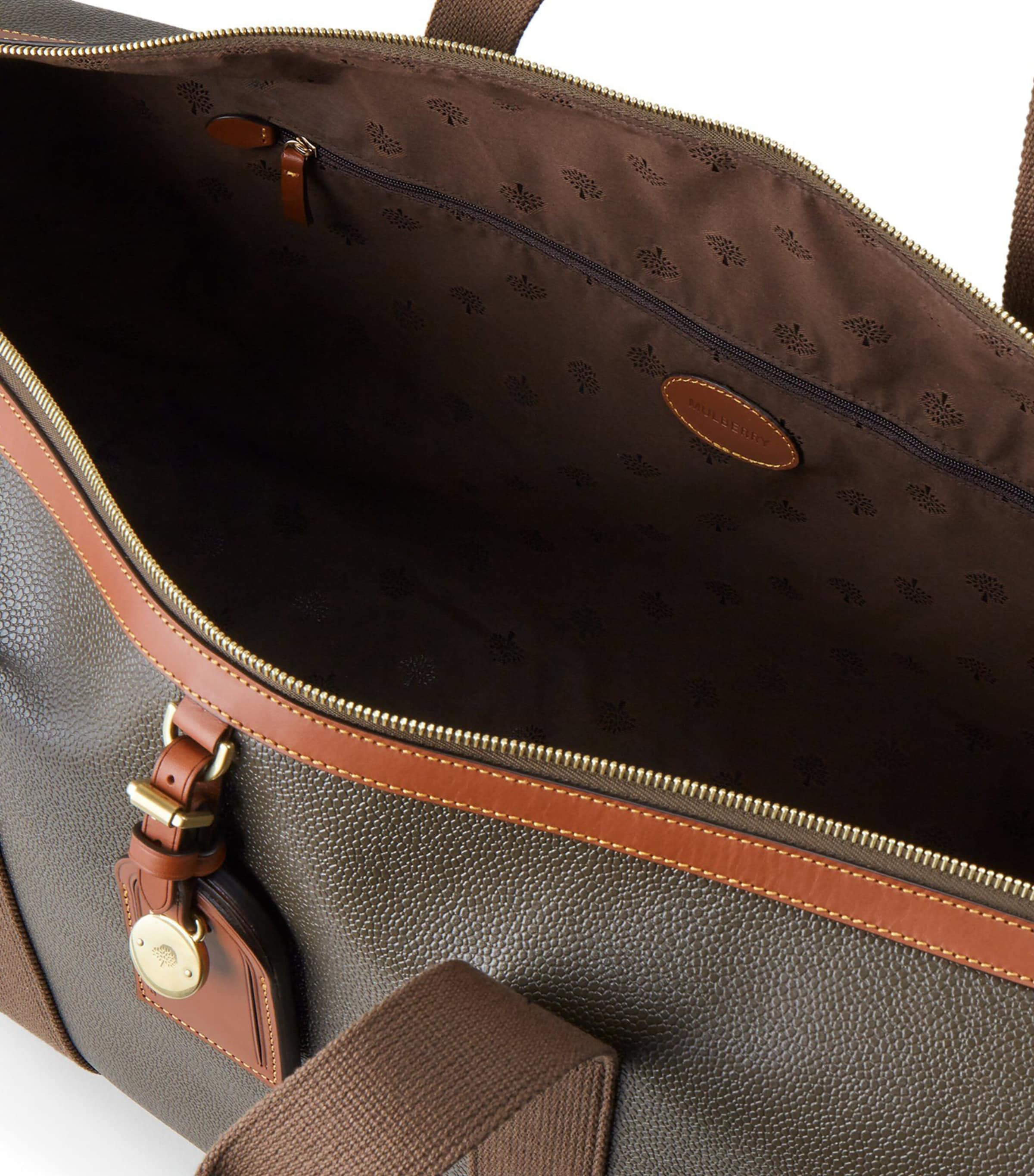 Mulberry Medium Clipper Holdall Mole Cognac Image 4
