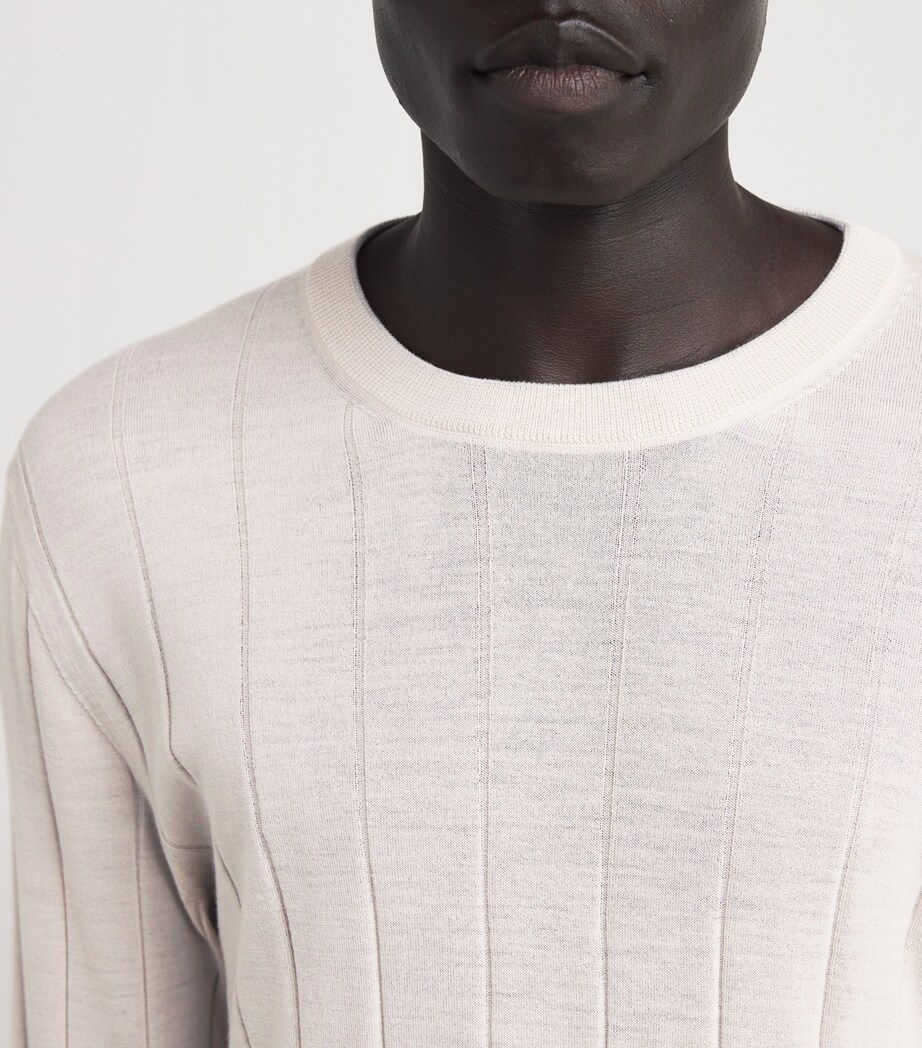 Wool Sweater BEIGE E GRIGIO CHIAR Image 6