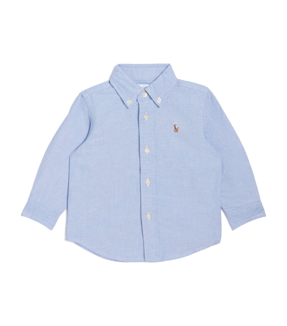 Cotton Shirt (3-24 Months) BLUE Image 1