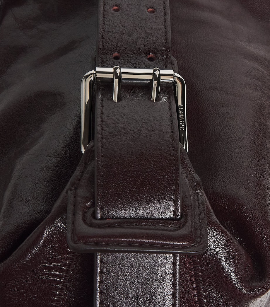 Lemaire Small Leather Belted Shoulder Bag Chianti Image 6