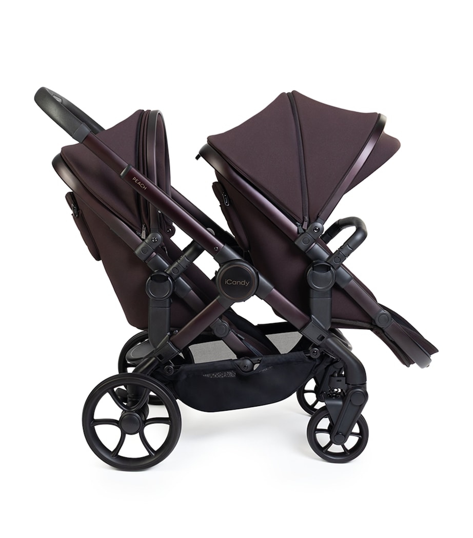 iCandy Peach 8 Double Pushchair and Carrycot Set Coffee Bean Image 5