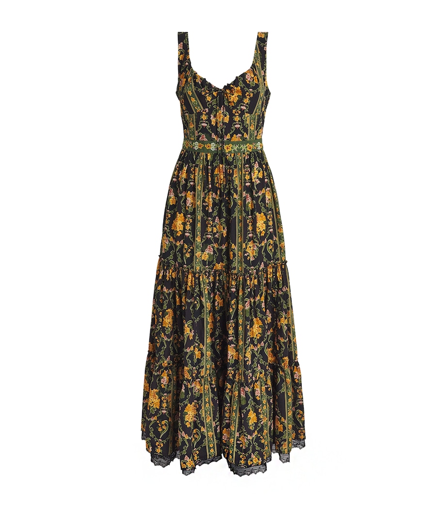 Floral Azulejo Cordillera Maxi Dress MULTICOLOR Image 1