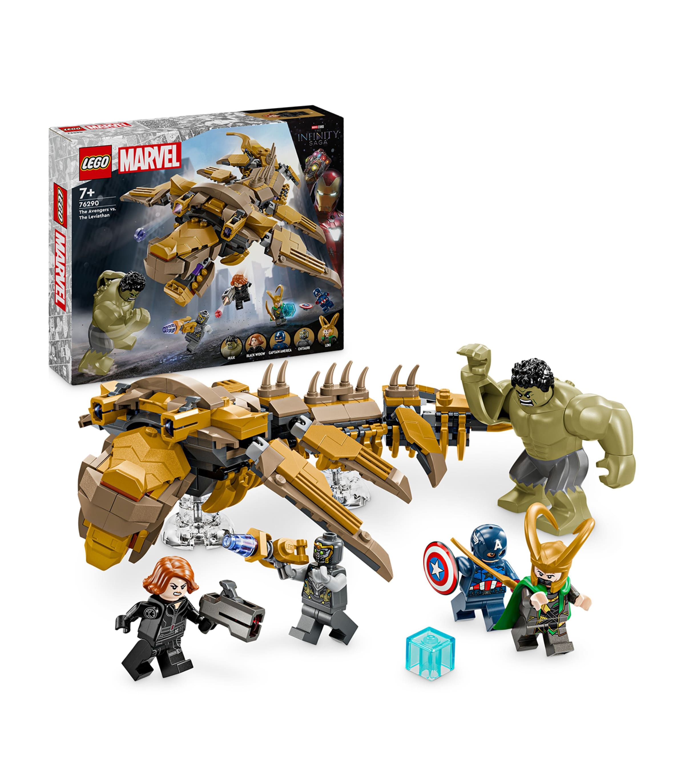 Marvel The Avengers vs. The Leviathan Toy Playset 76290 MULTI Image 6