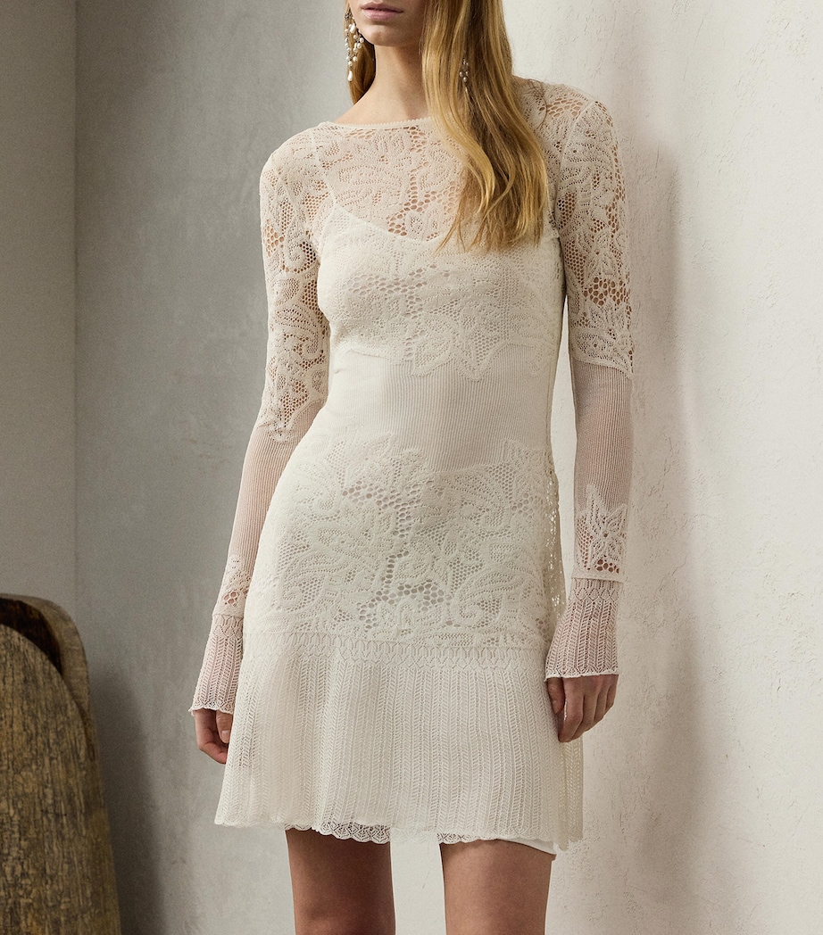 Mulberry Silk Mini Dress LUX CREAM Image 2