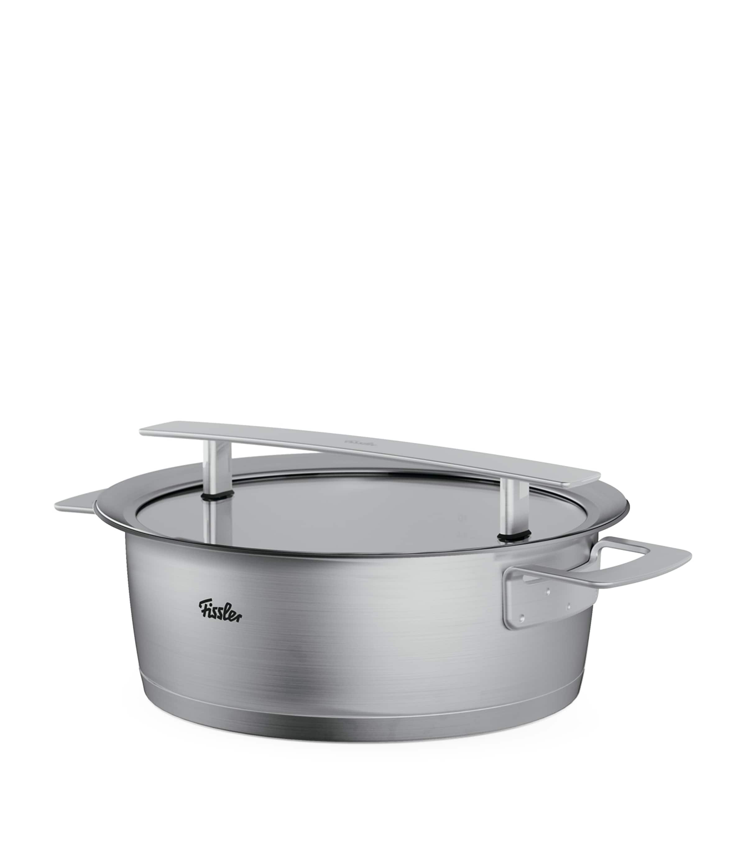 Fissler Metallic Stainless Steel Phi Casserole Pan with Lid