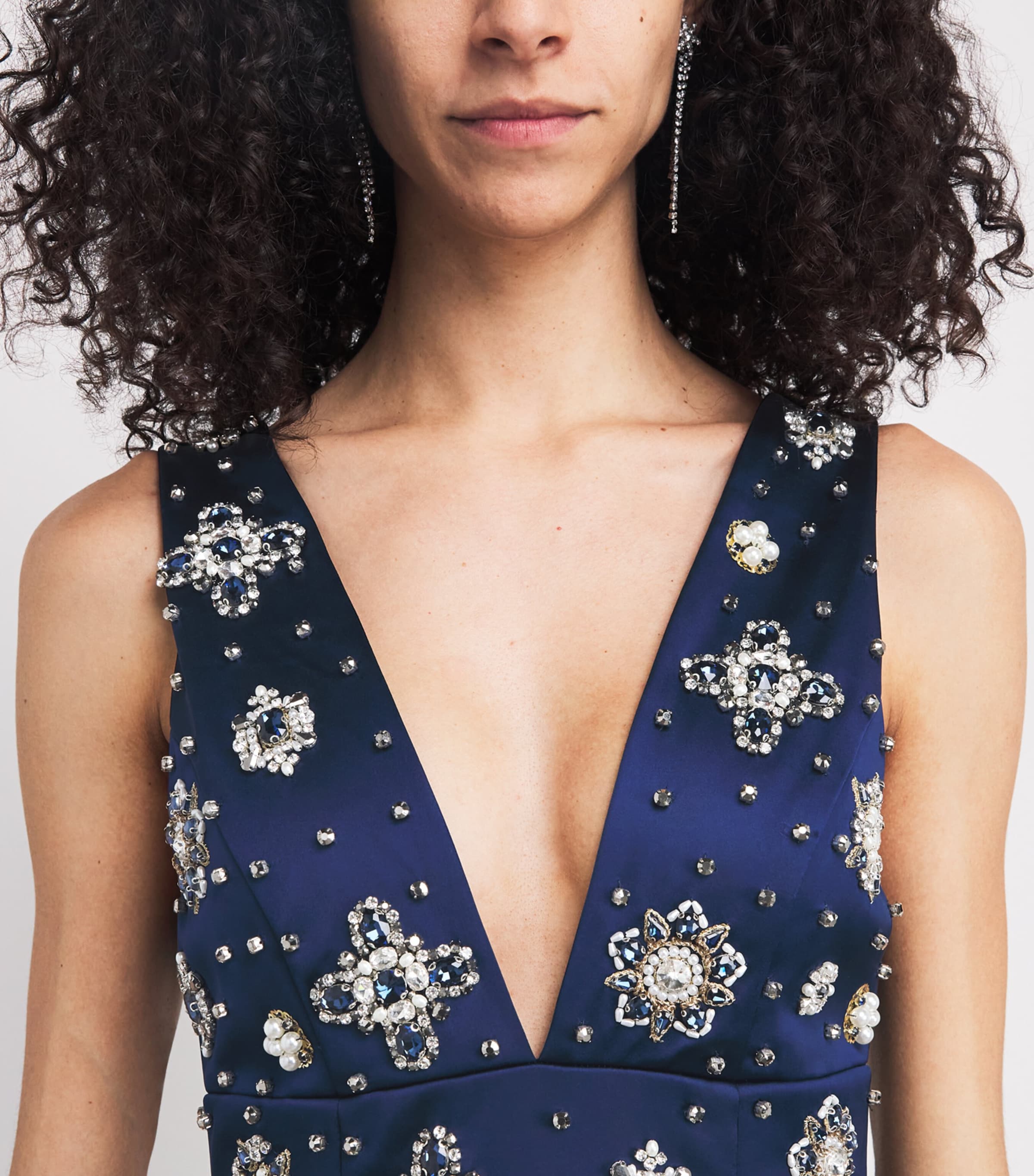 Embellished Mandy Mini Dress B401 MIDNIGHT BLUE Image 4