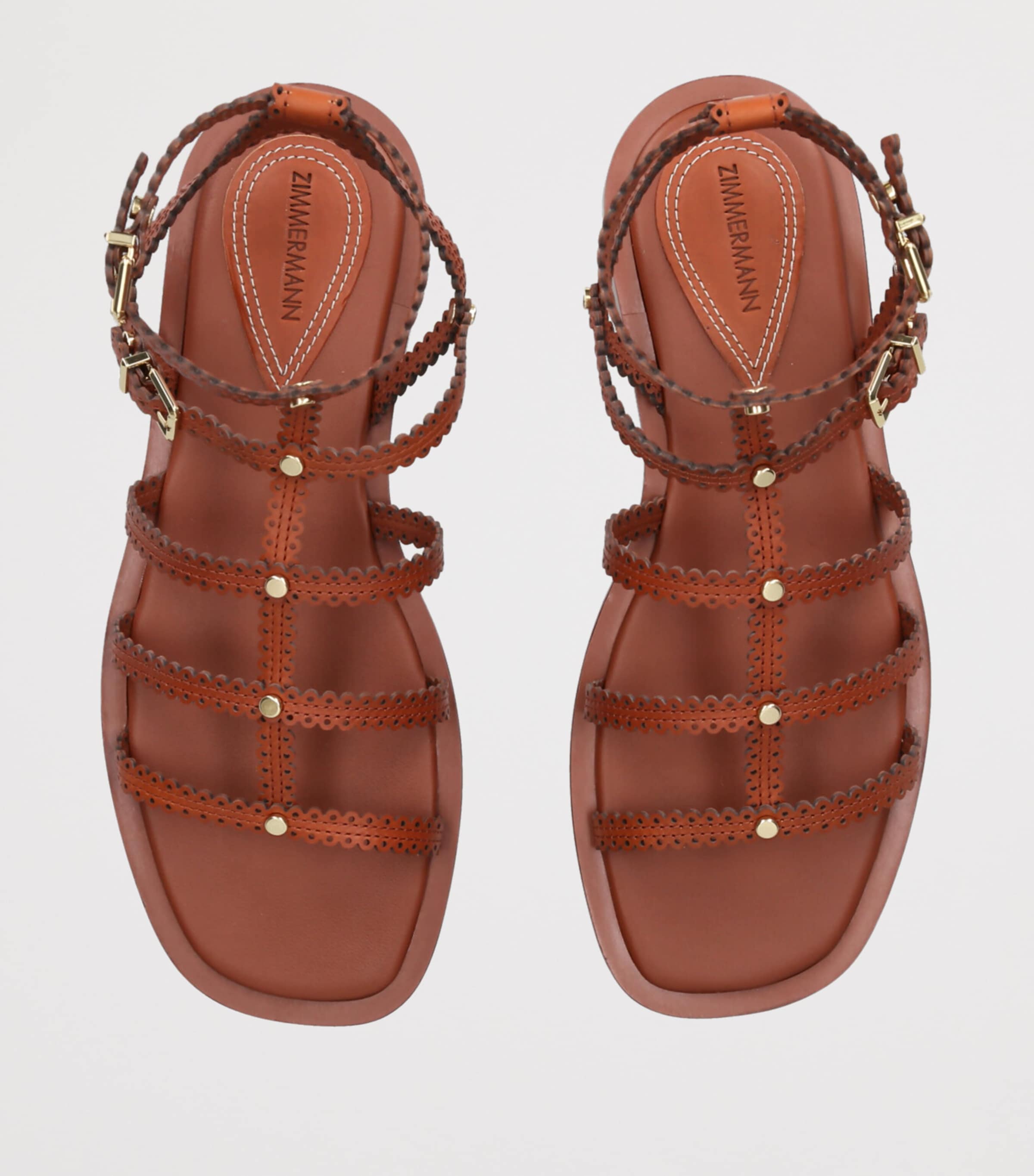 ZIMMERMANN Goldie レザー ミュール【関税なし】 c31cfa5480a594094ce10f0624eb97