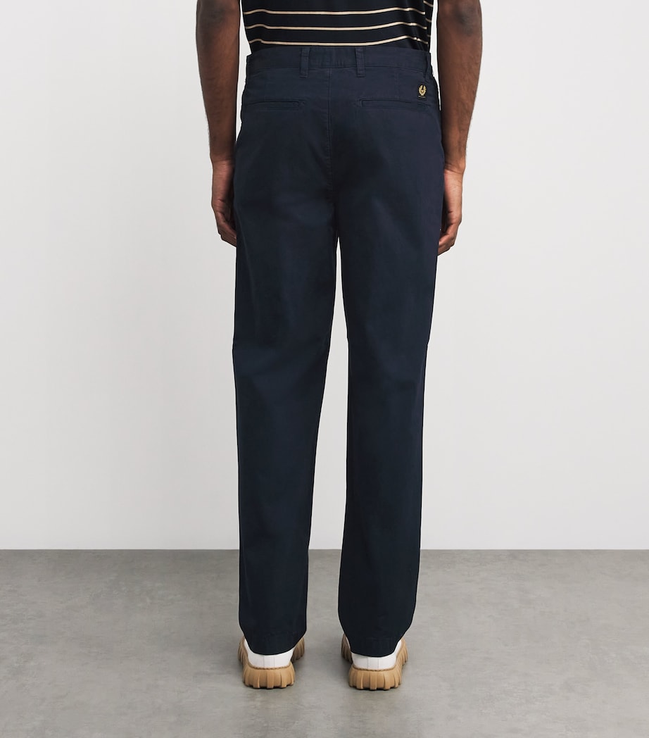 Cotton Rally Chino Trousers DARK INK Image 4