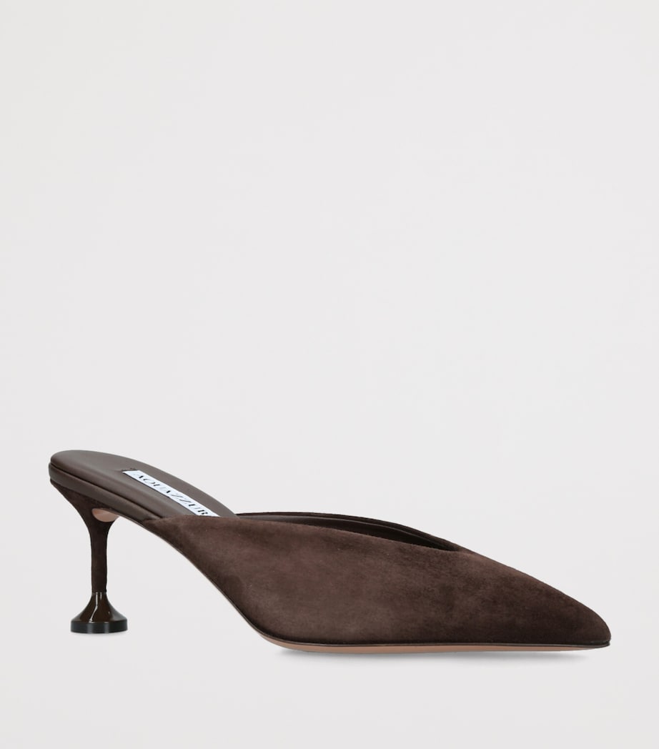 Suede Bisous Pumps 65 BROWN Image 3