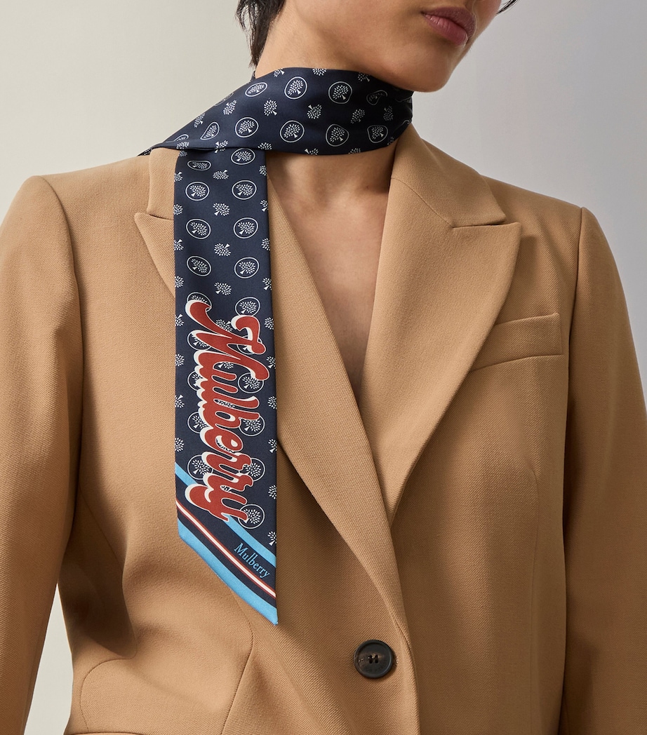 From England with Love Scarf NIGHT SKYPOPLIN BLUE Image 2