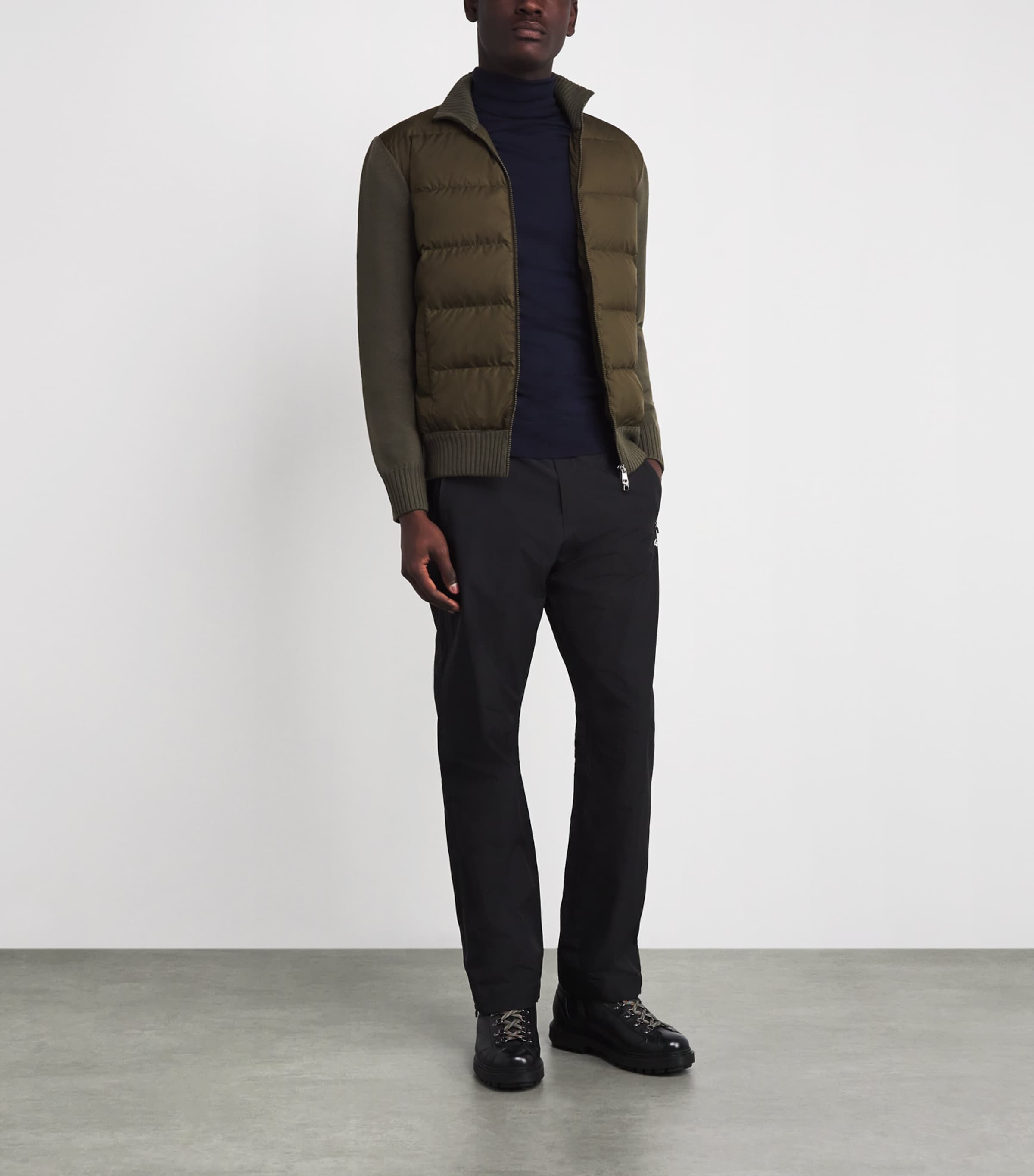 Cotton Down-Front Cardigan 824 Image 2