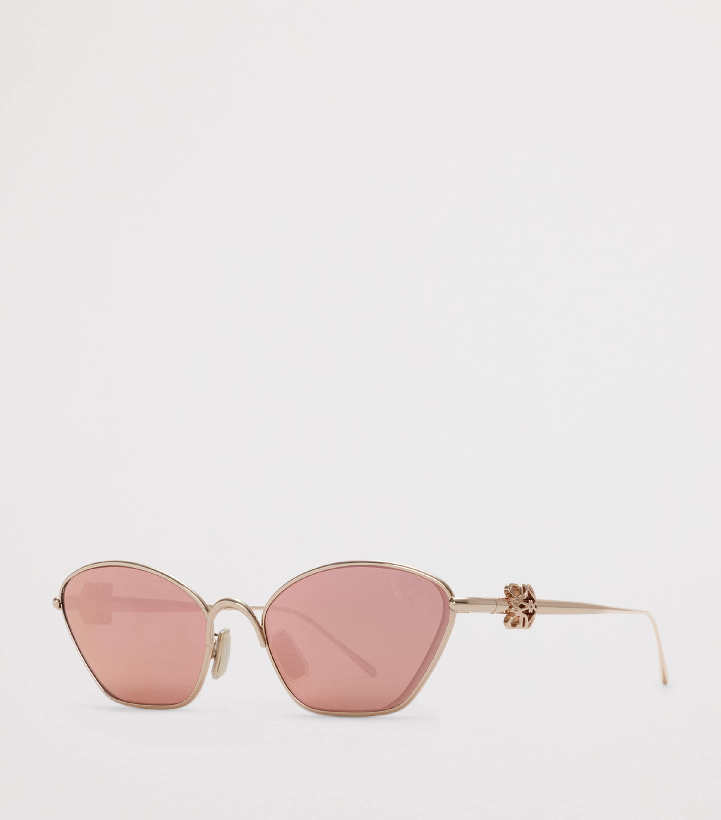 LOEWE Anagram Hexagonal Sunglasses Rose Gold Image 2