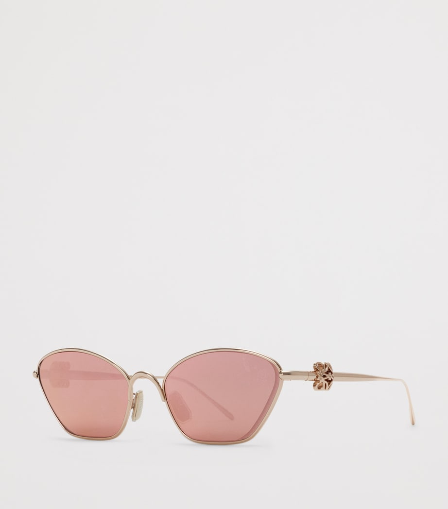 LOEWE Anagram Hexagonal Sunglasses Rose Gold Image 2