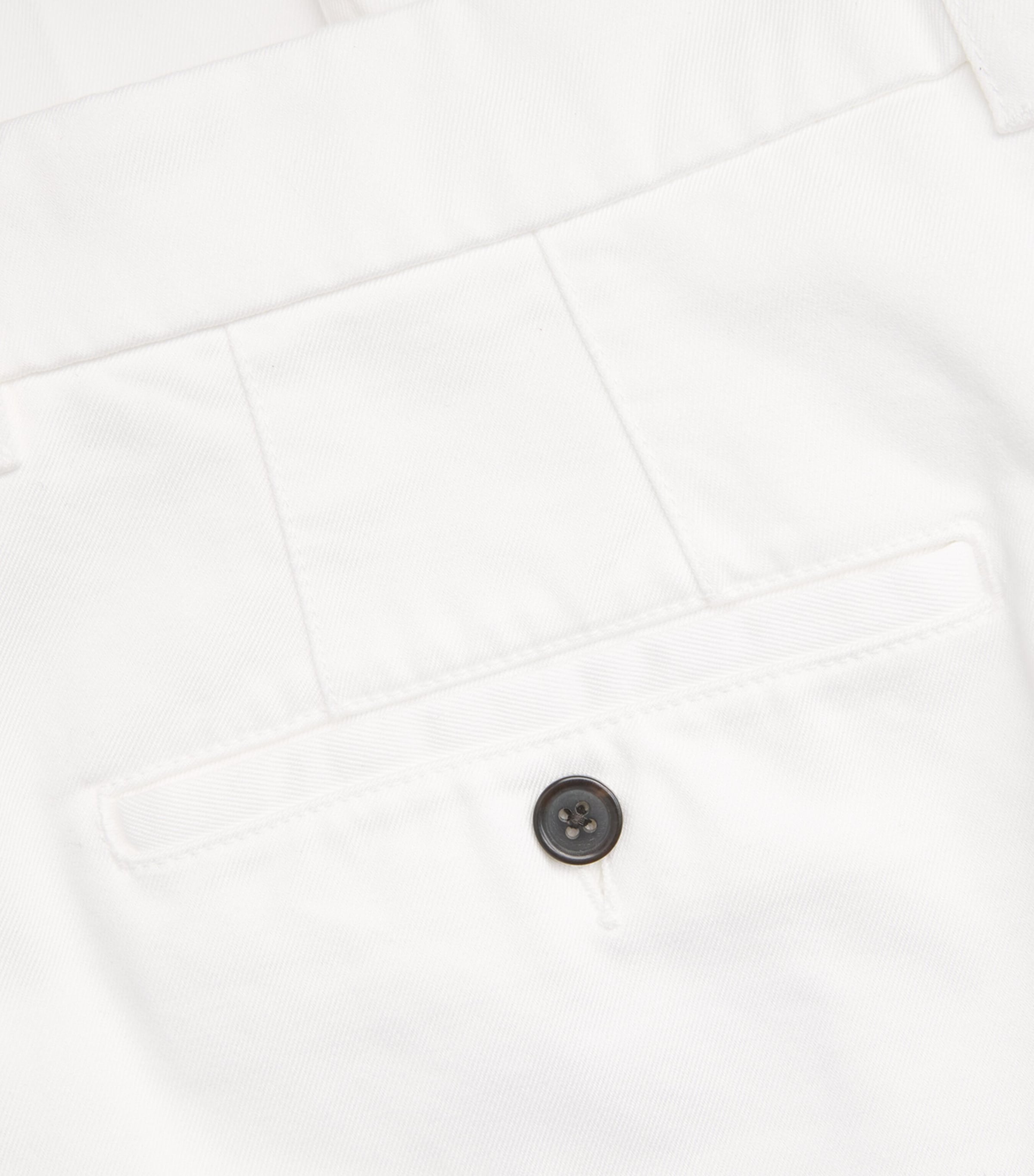Cotton Twill Utility Trousers WHITE Image 5