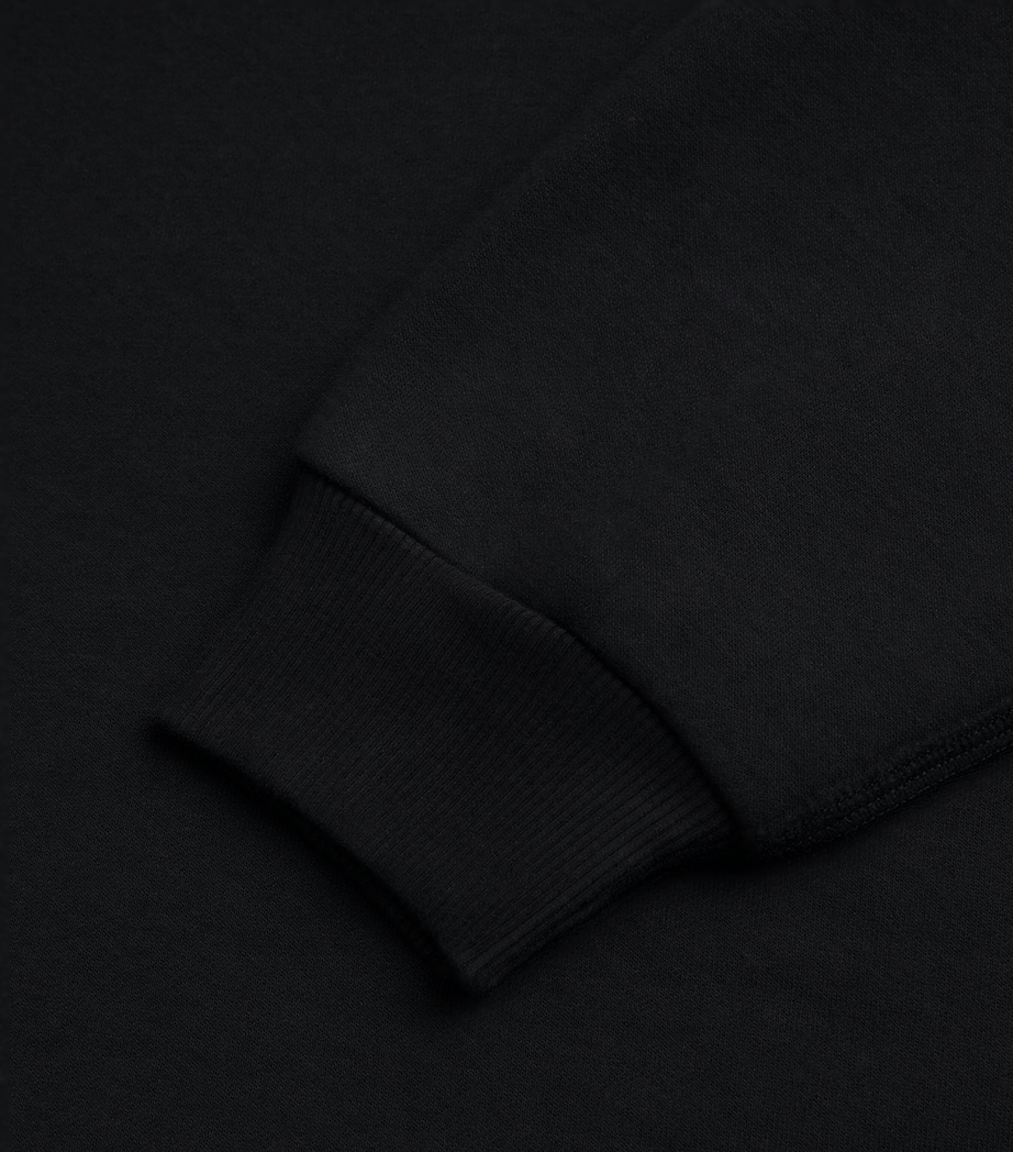 Cotton-Blend Fleece Classic Sweatshirt ONYX Image 5