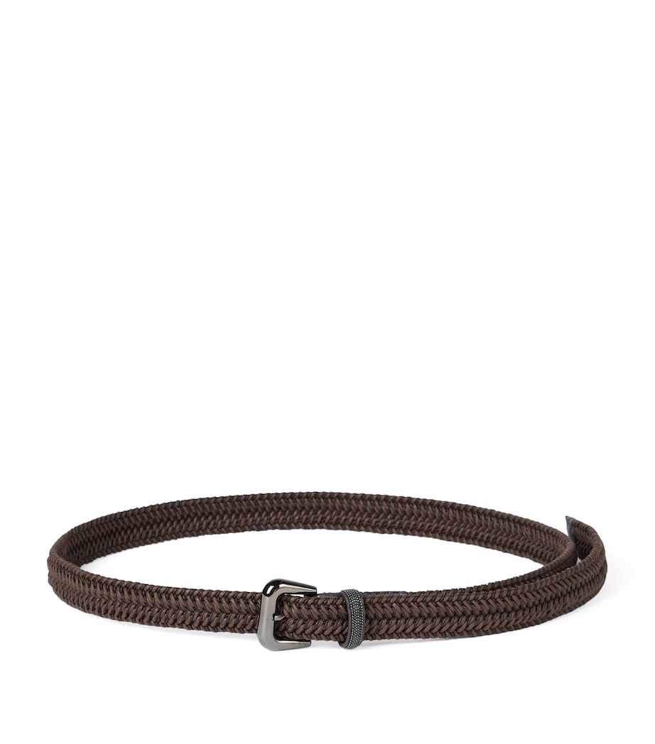 Brunello Cucinelli Braided Monili-Detail Belt Cmatm Image 1