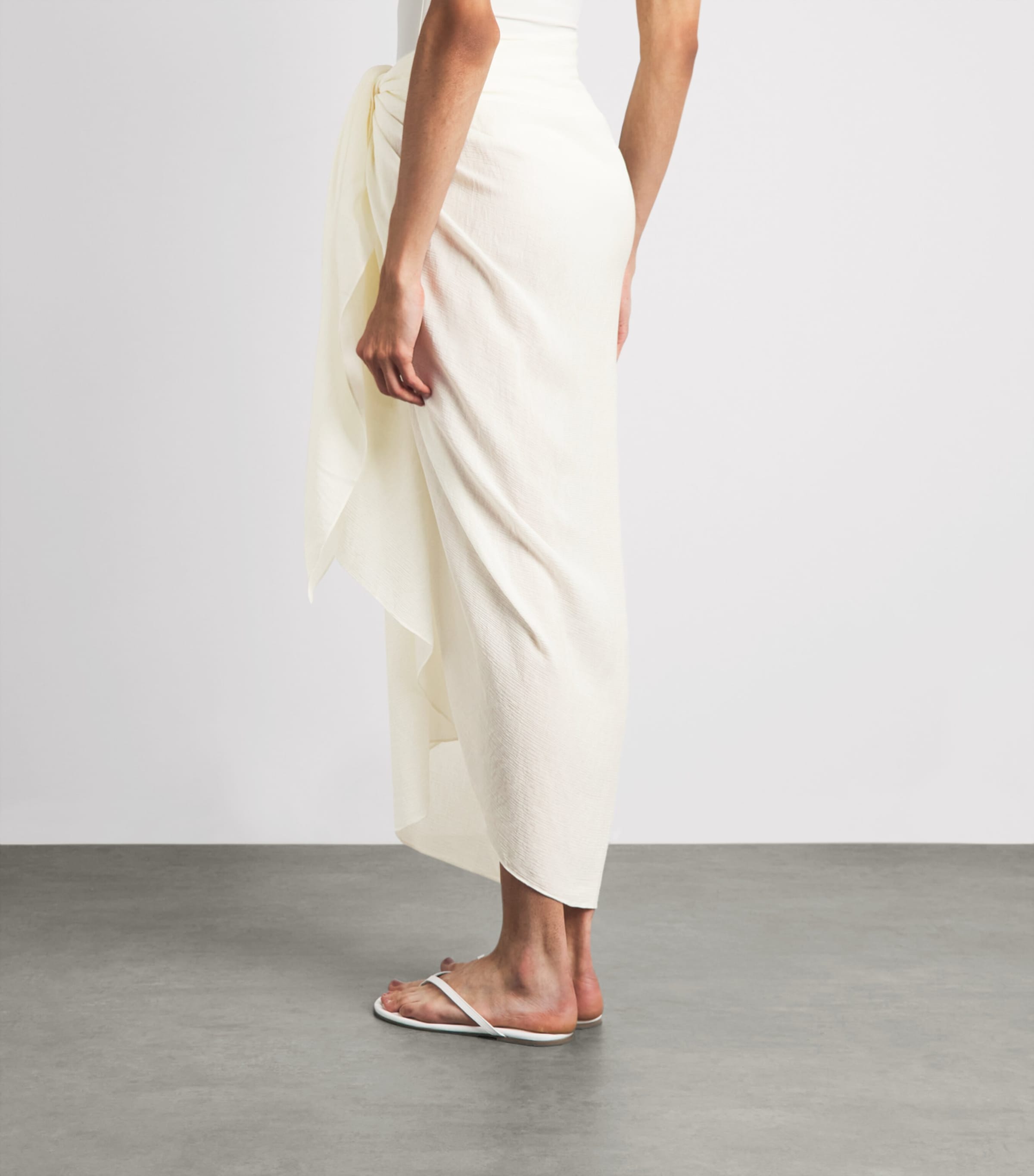 AWAY THAT DAY Womens Paros Sarong Ivory Image 5
