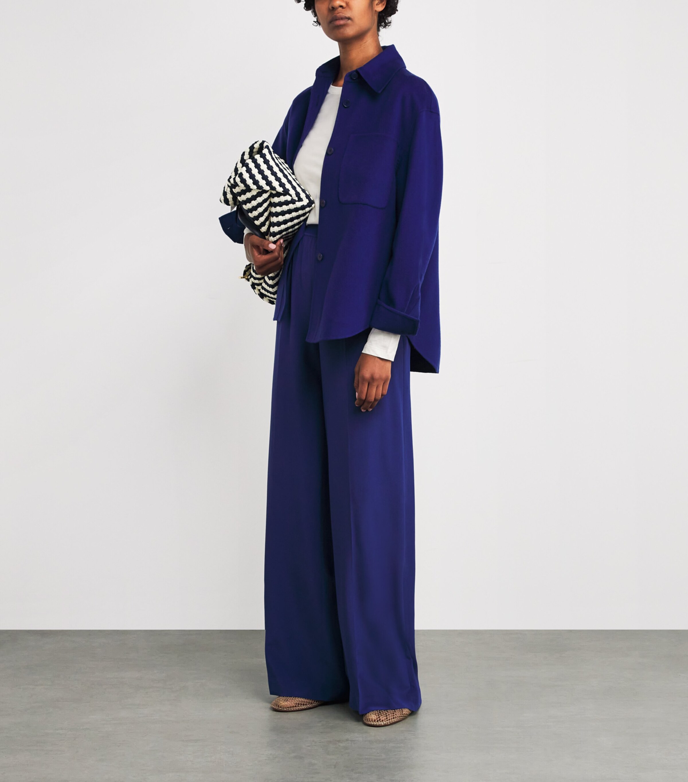 Cotton-Silk Long-Sleeve T-Shirt OFF WHITE Image 2