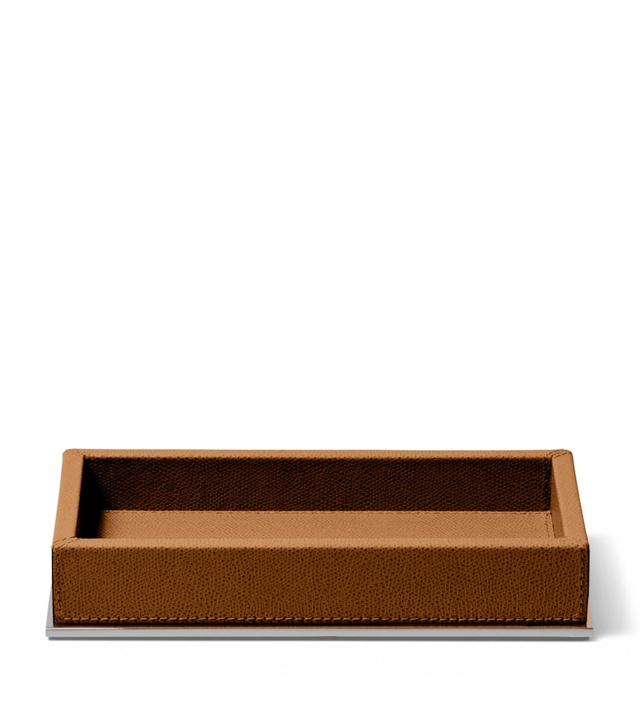 Frette Leather Otello Valet Tray Tabacco Image 2