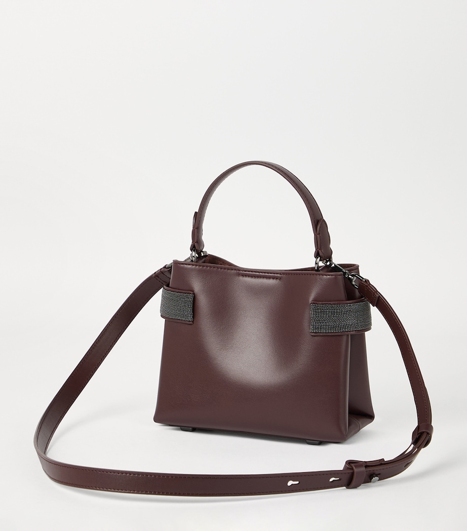 Small Leather Essence Top-Handle Bag C4181 Image 3