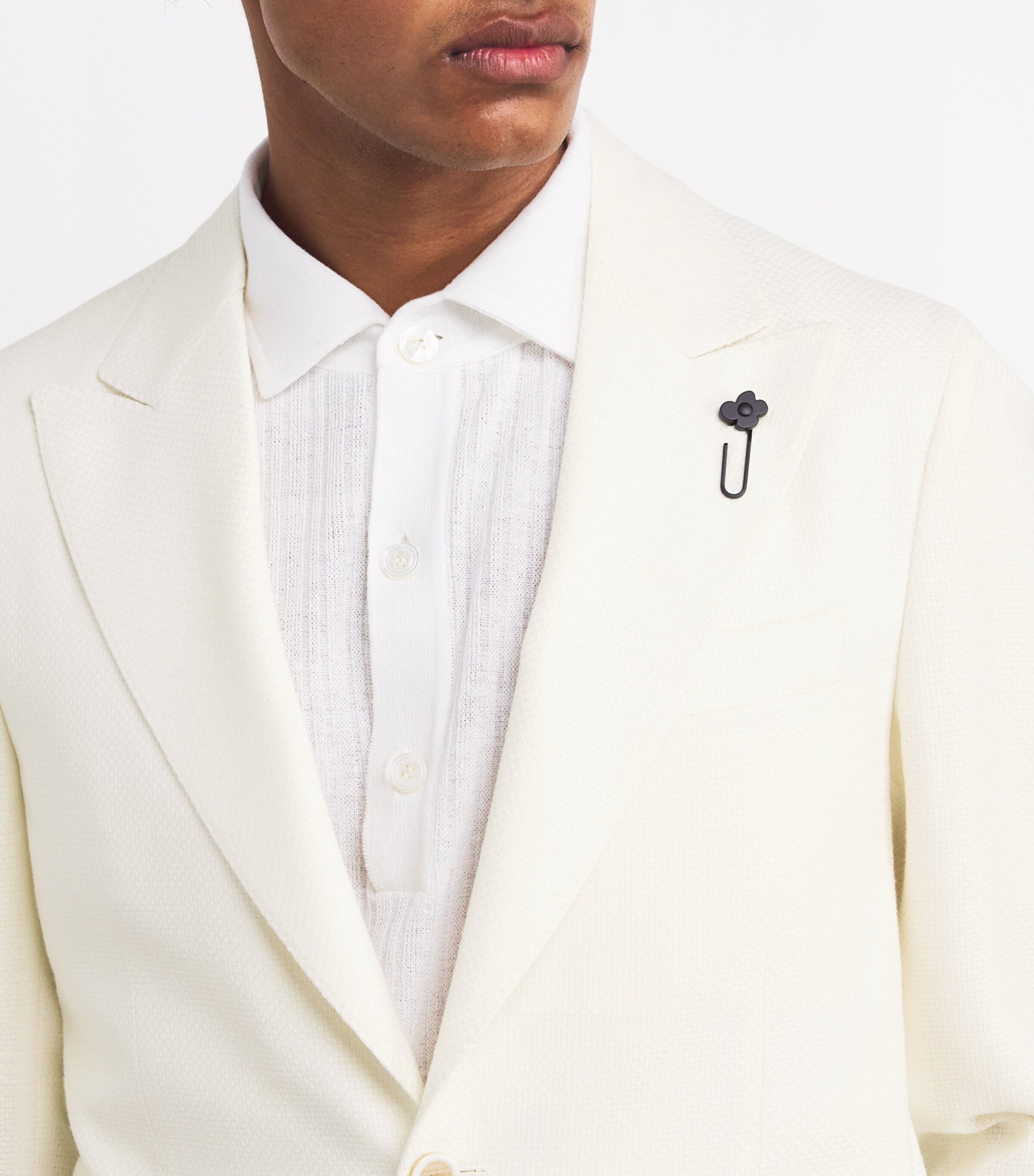 Wool-Blend Iconic Drop 7 Blazer 120 Image 6