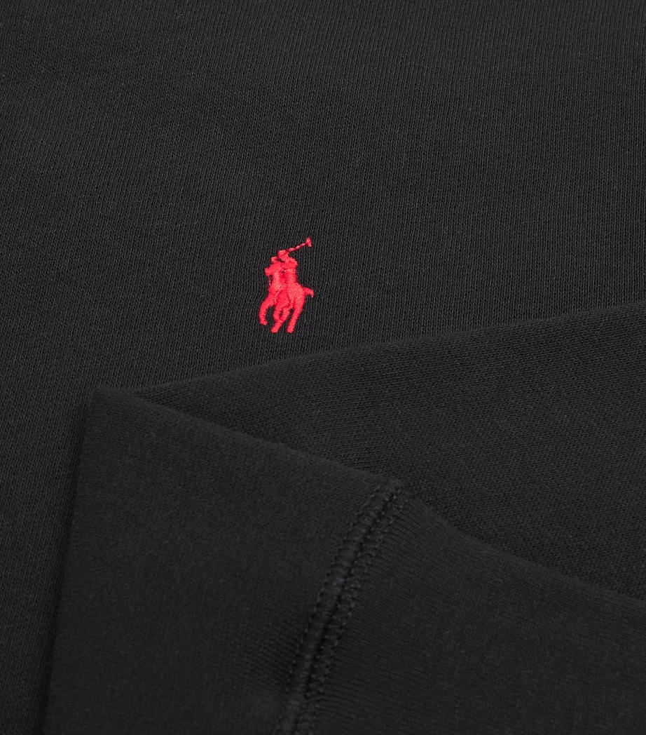 Cotton-Blend Sweatshirt (8-9 Years) POLO BLACK Image 3