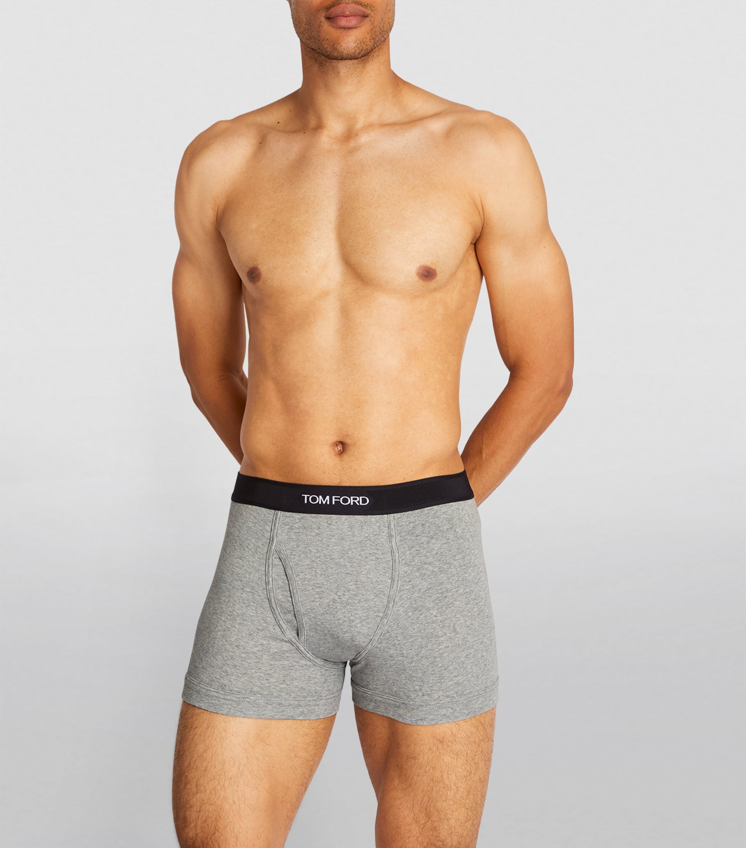 Logo Trunks (Pack of 2) 020 GREY Image 3