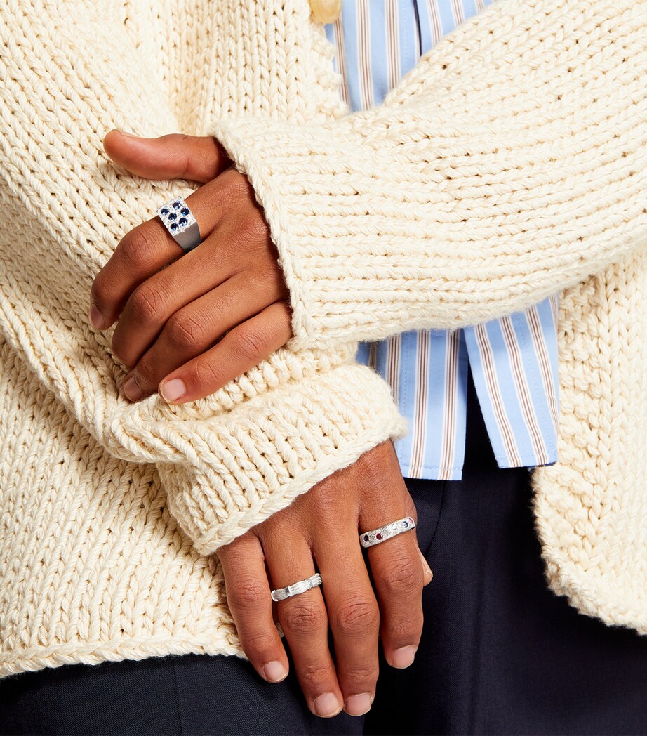 Sterling Silver Mini Bound Willow Ring SILVER (925) Image 4