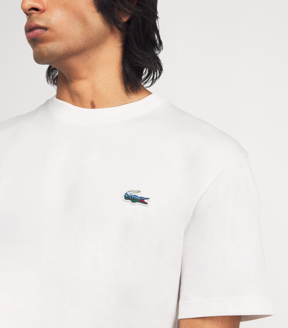 Cotton Logo T-Shirt WHITE Image 6