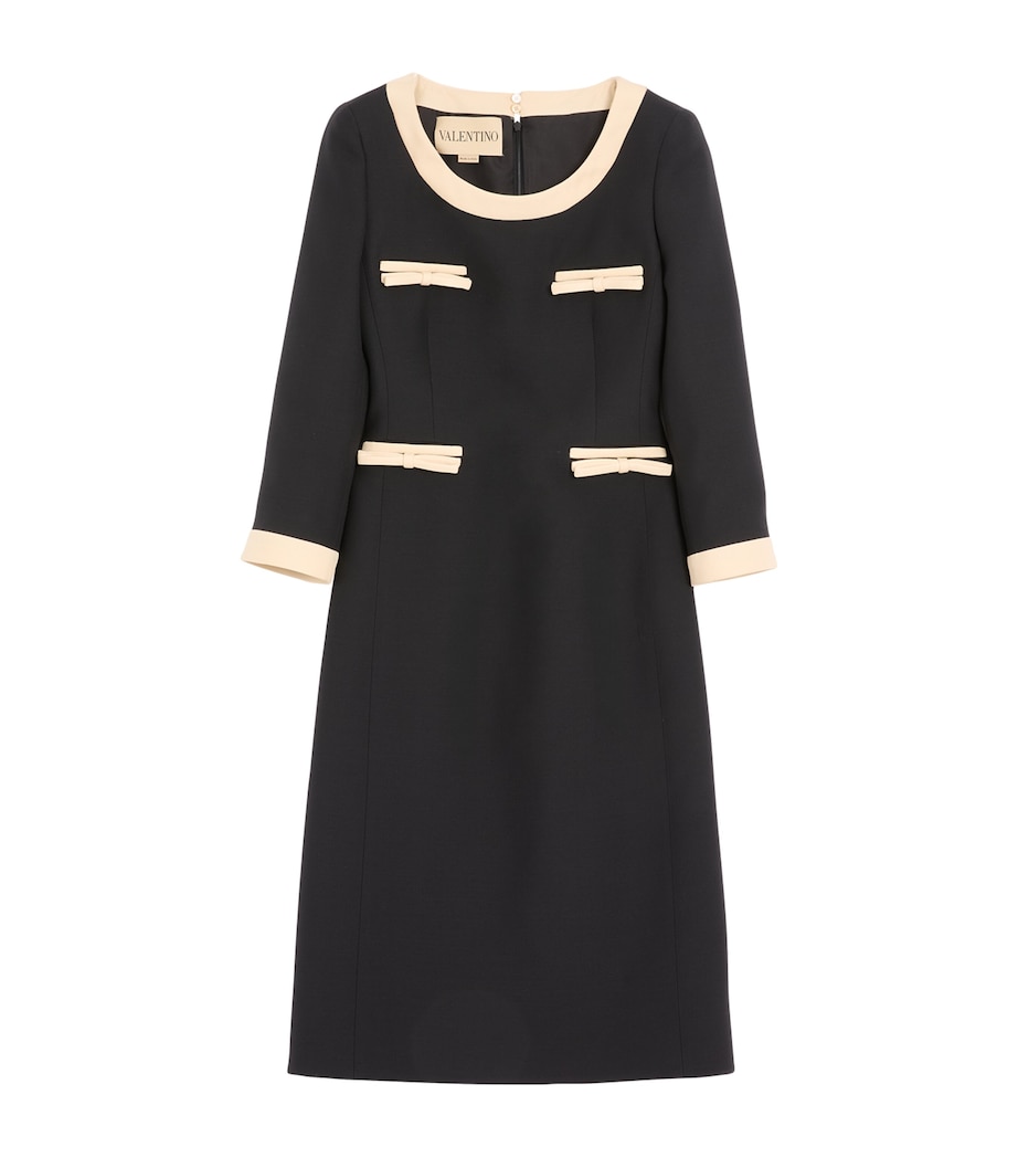 Virgin Wool-Silk Midi Dress TB1 Image 1