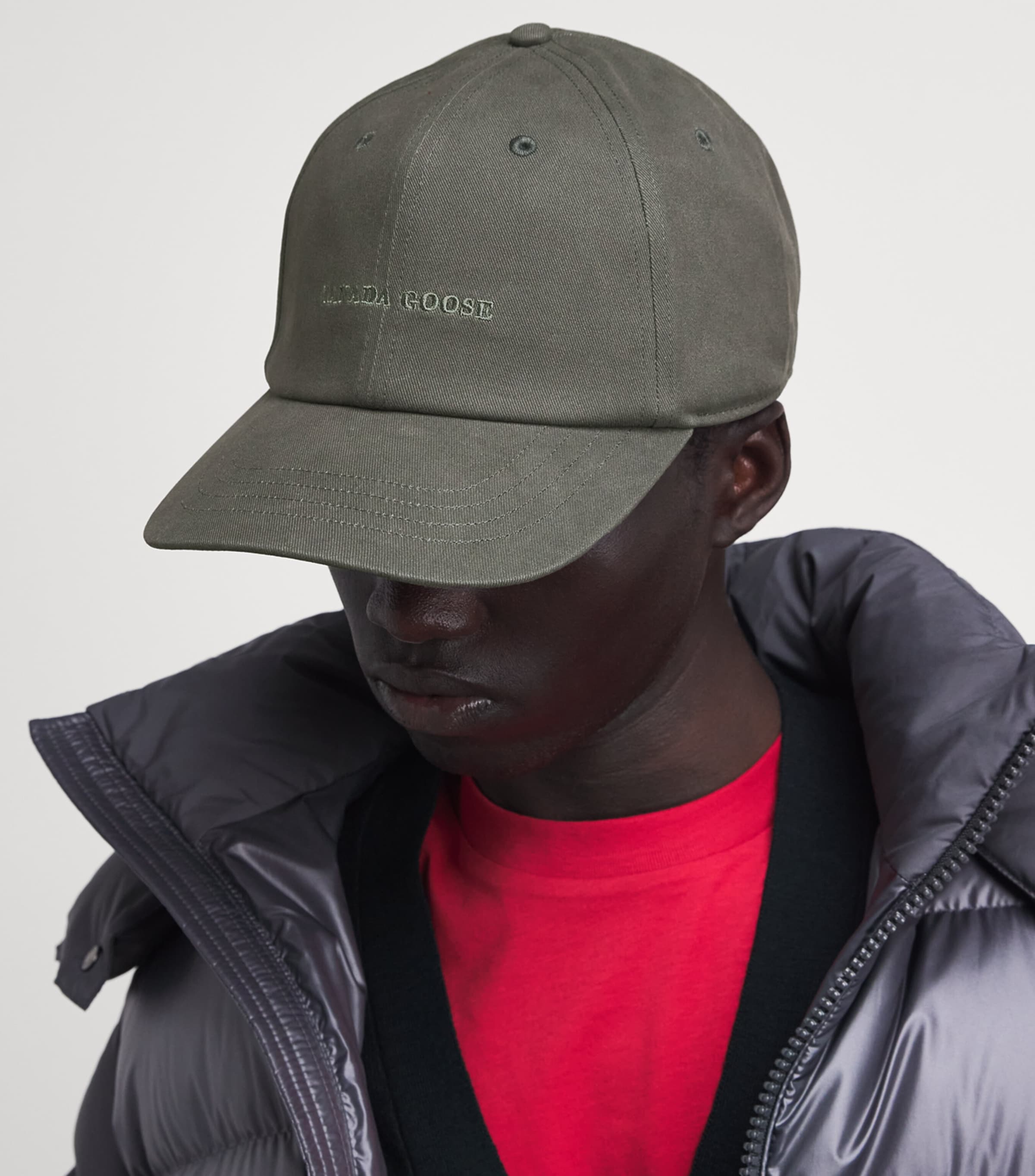 Canada Goose Logo Everyday Baseball Cap Khaki Haze Image 2