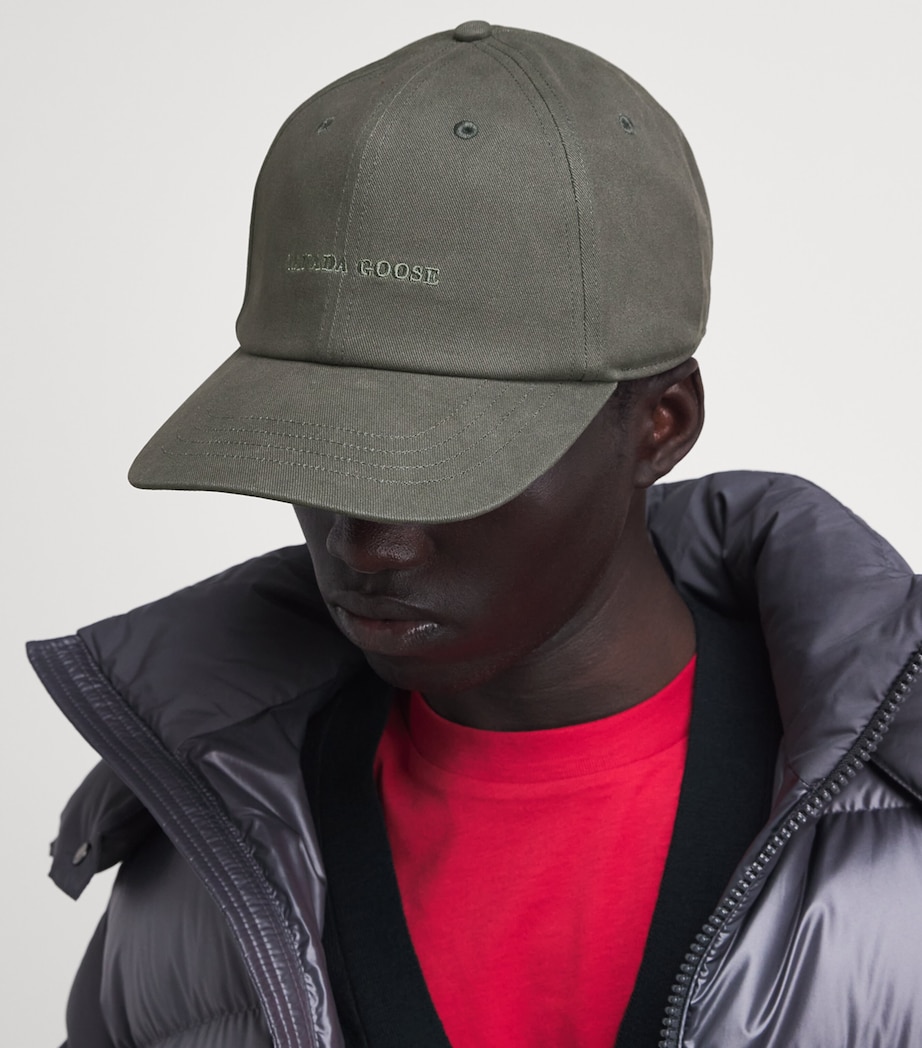 Canada Goose Logo Everyday Baseball Cap Khaki Haze Image 2