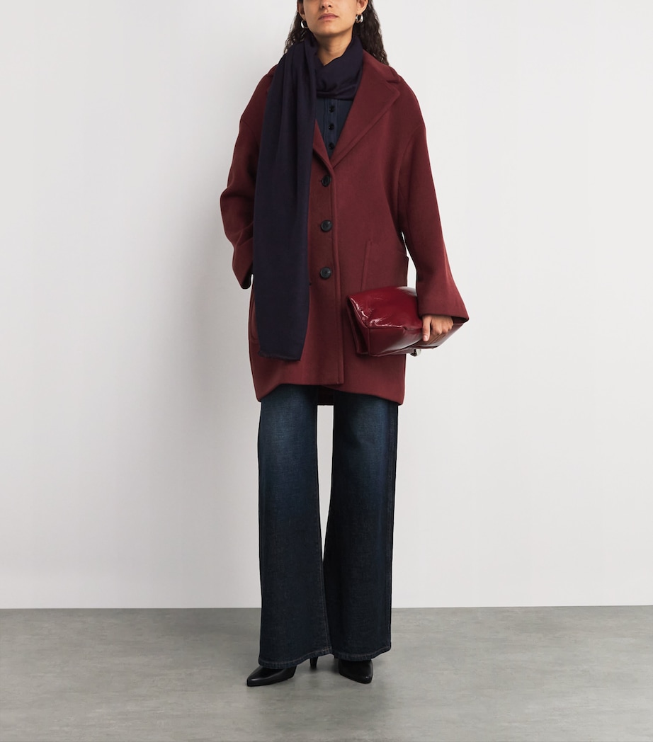 Double-Faced Stole BORDEAUX Image 3