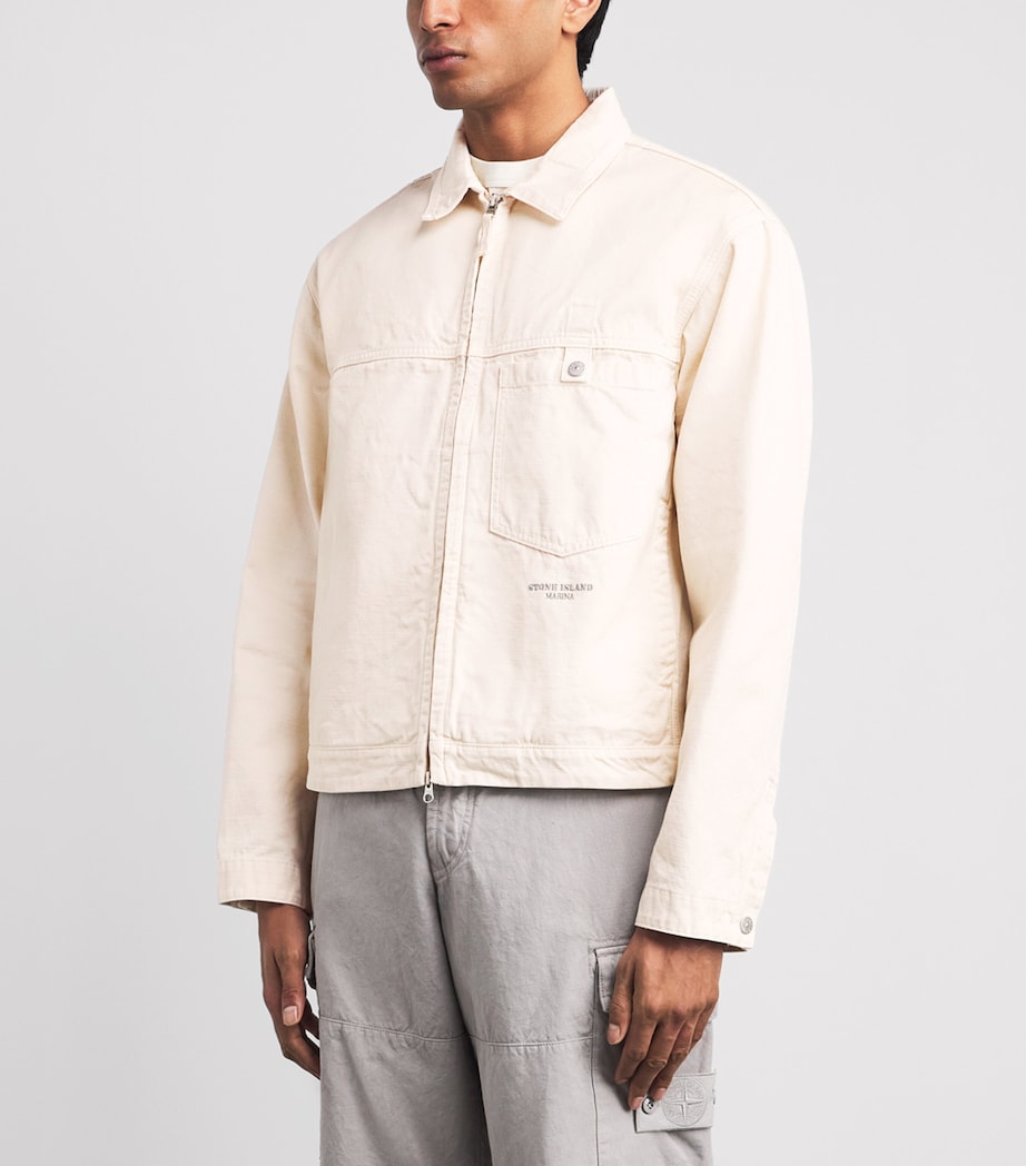 Stone Island Mens Cotton Marina Jacket Image 4
