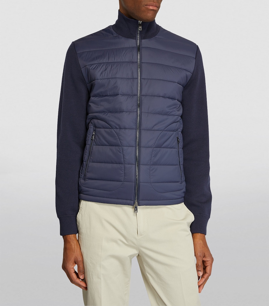 Quilted Knit Jacket 410 CHAIRMAN NAVY Image 3