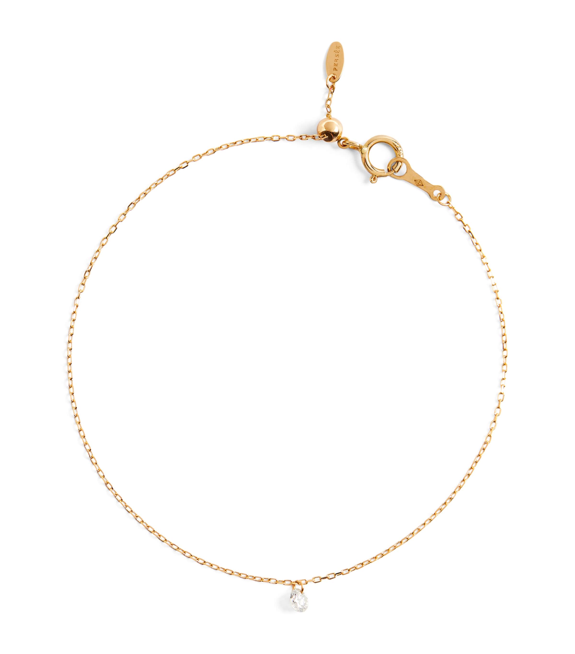 Persée Yellow Gold And Diamond Danaé Bracelet In Gold