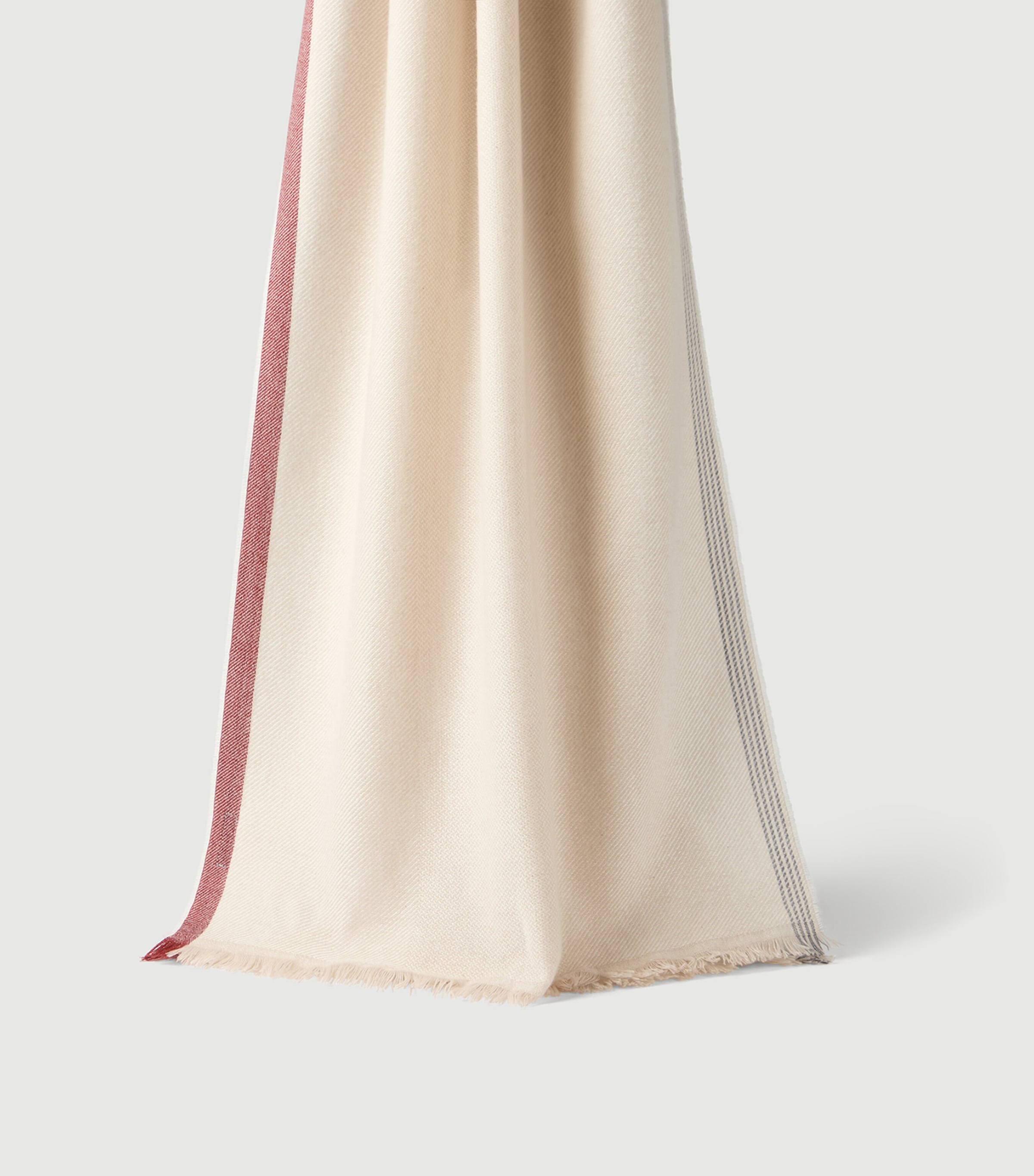 Brunello Cucinelli Cashmere Stripe Scarf Image 2