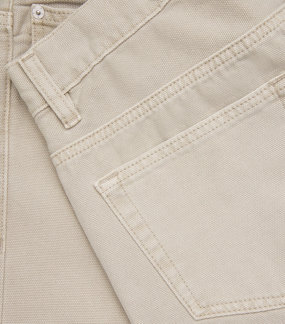 Raw-Hem Shorts BEACH SAND Image 5