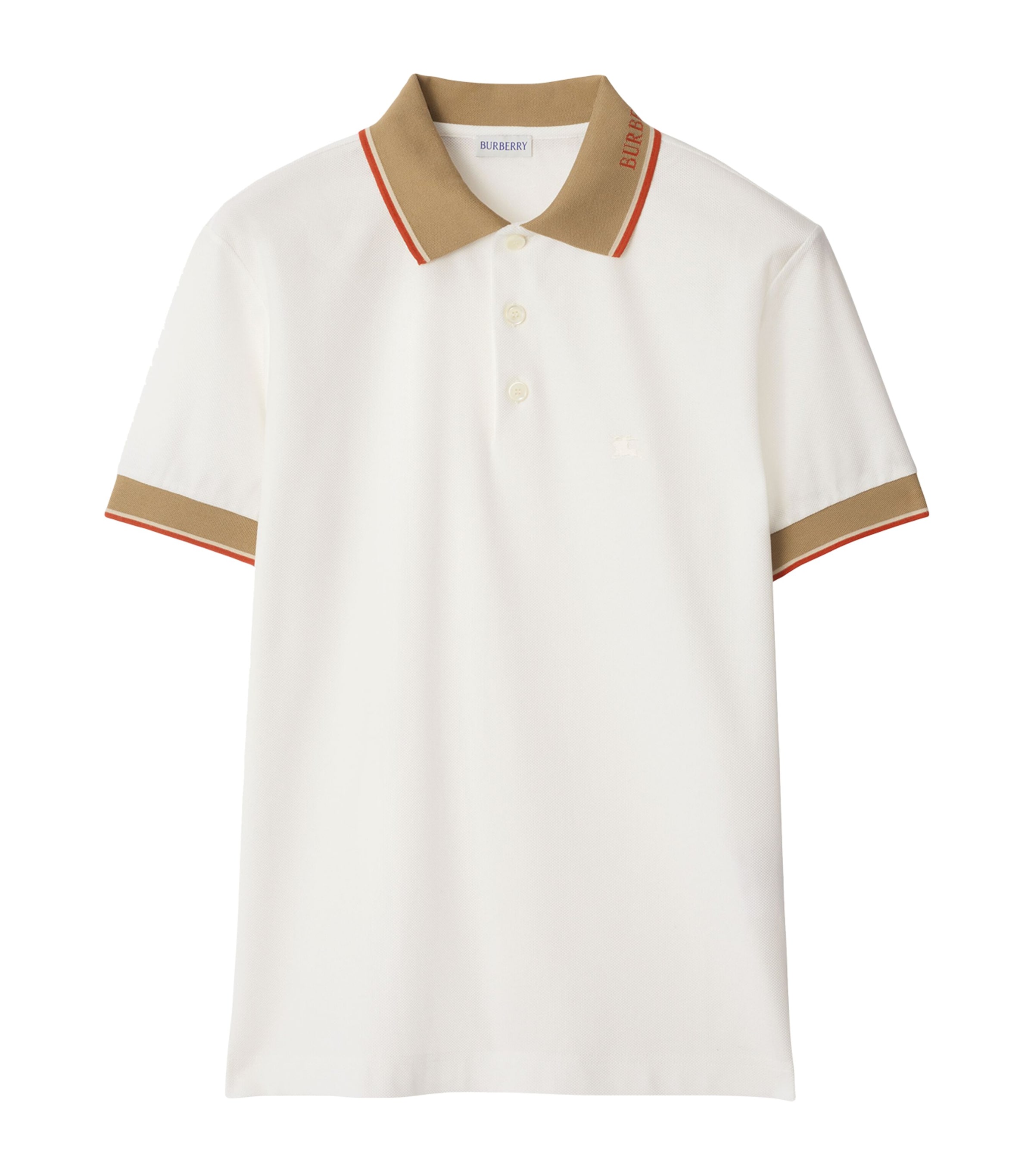 Logo-Collar Polo Shirt CHALK Image 1