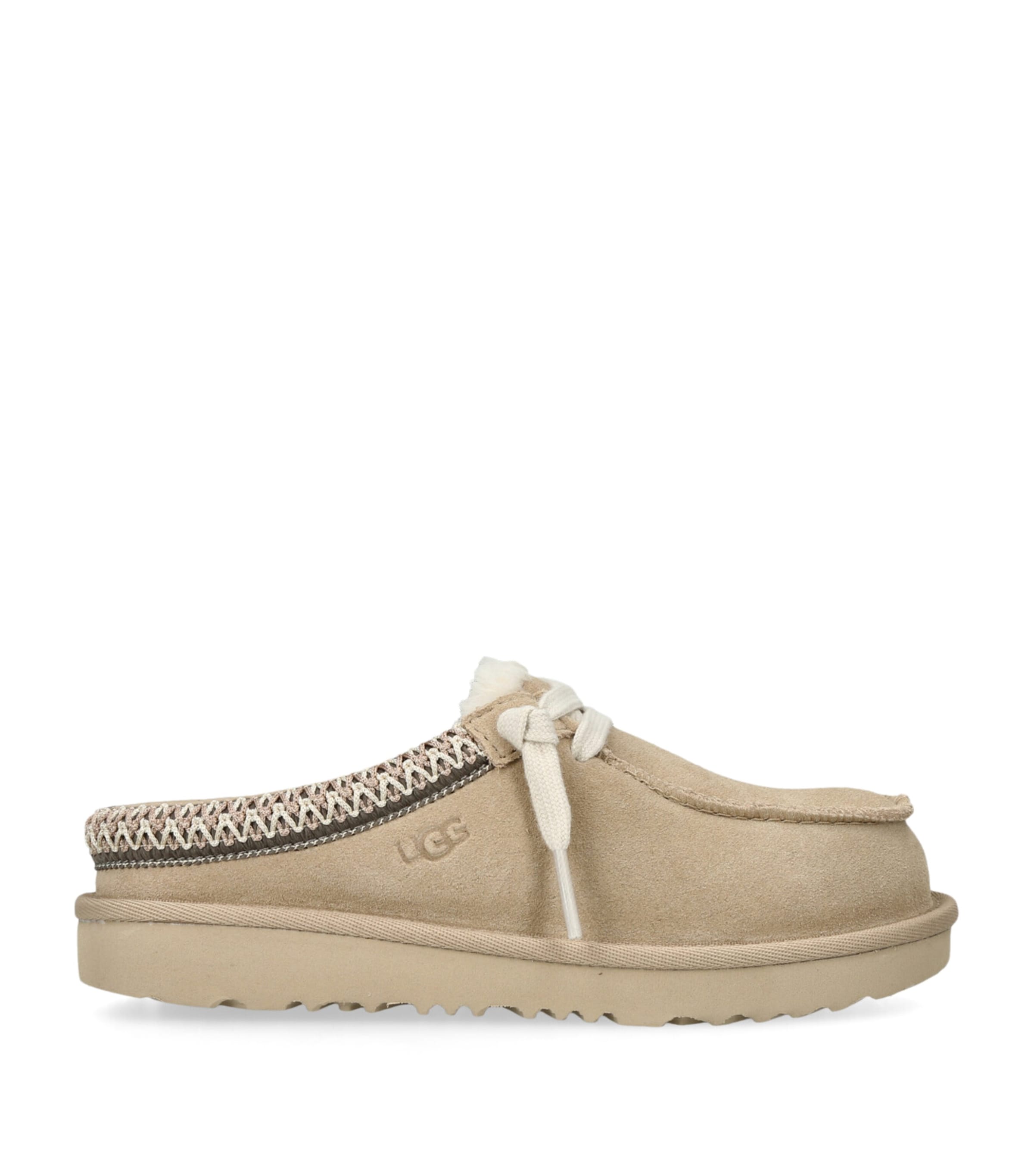 UGG Kids Tasman Mule Slippers Beige Image 1