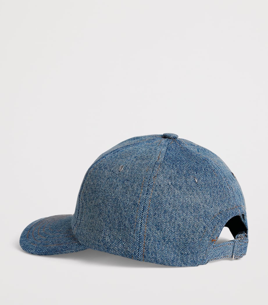 Denim Logo Cap 480 - BLEU USED Image 3