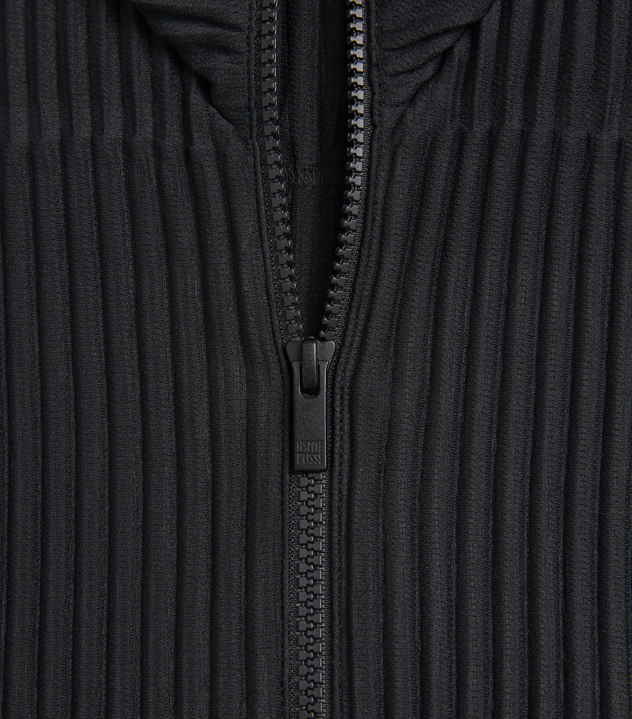 Homme Plissé Issey Miyake Black Pleated Half-Zip Sweater | Harrods US