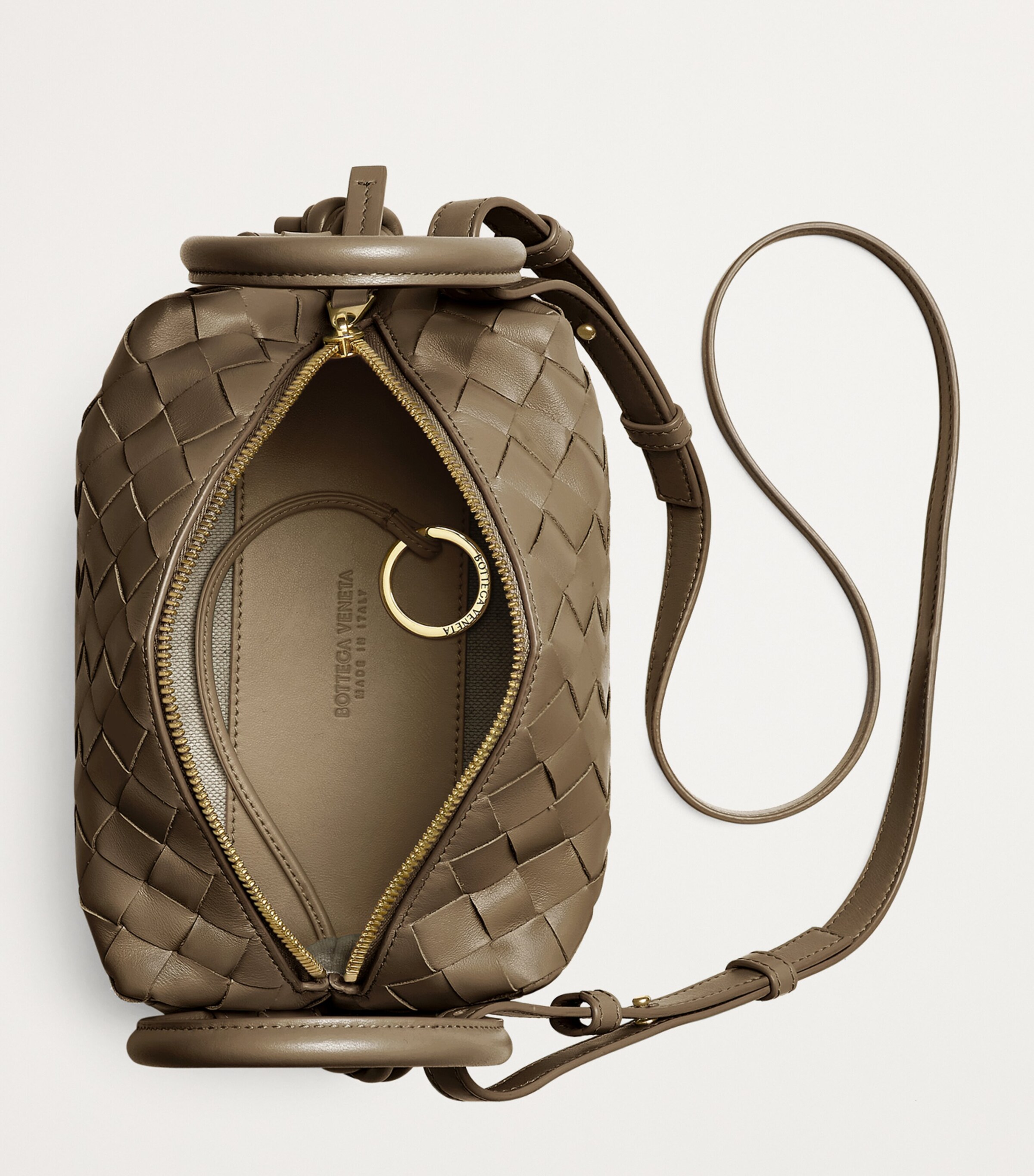 Bottega Veneta Small Lambskin Lauren 1980 Top-Handle Bag Image 3