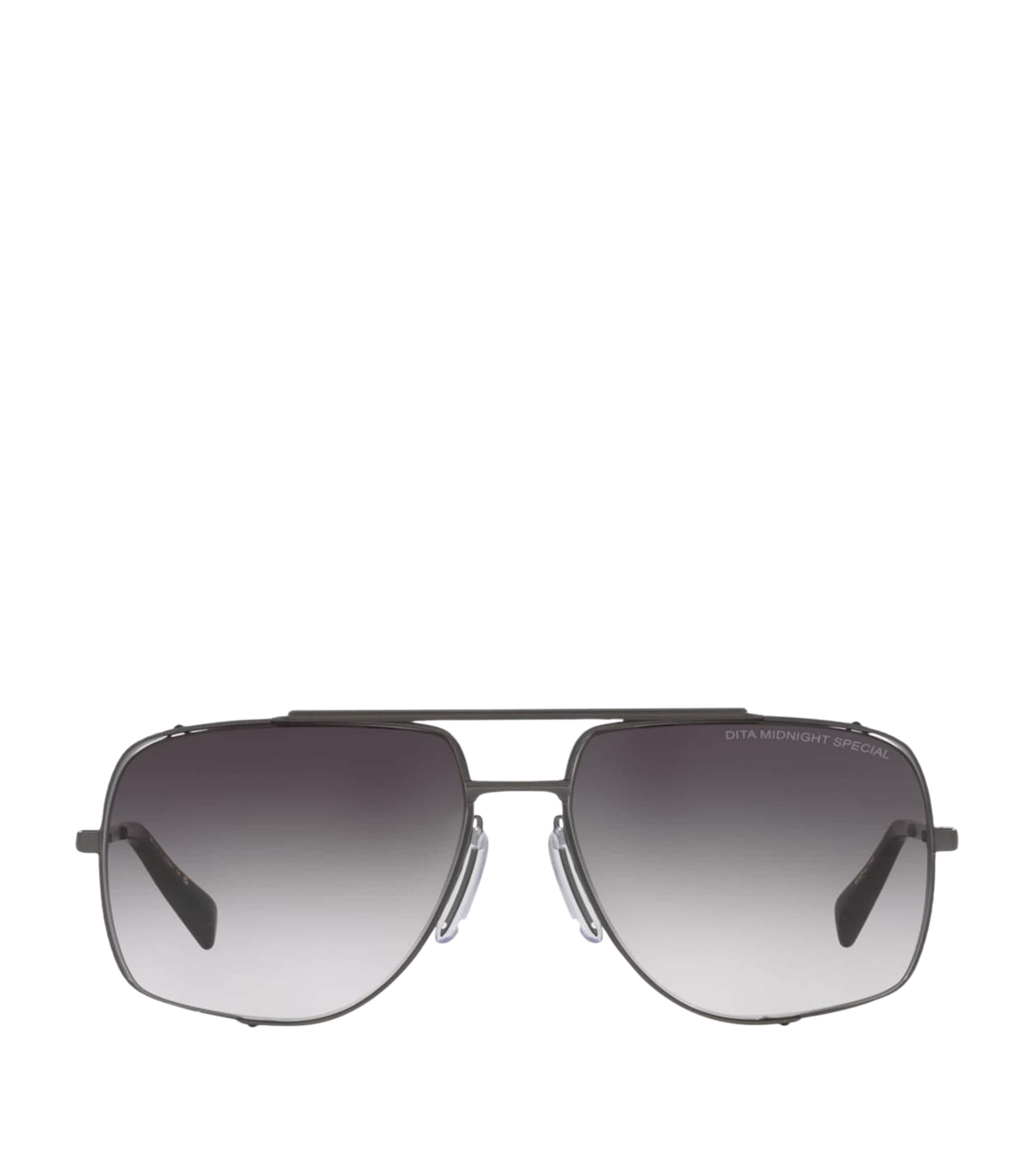 DITA Midnight Special Square Sunglasses Black Image 1