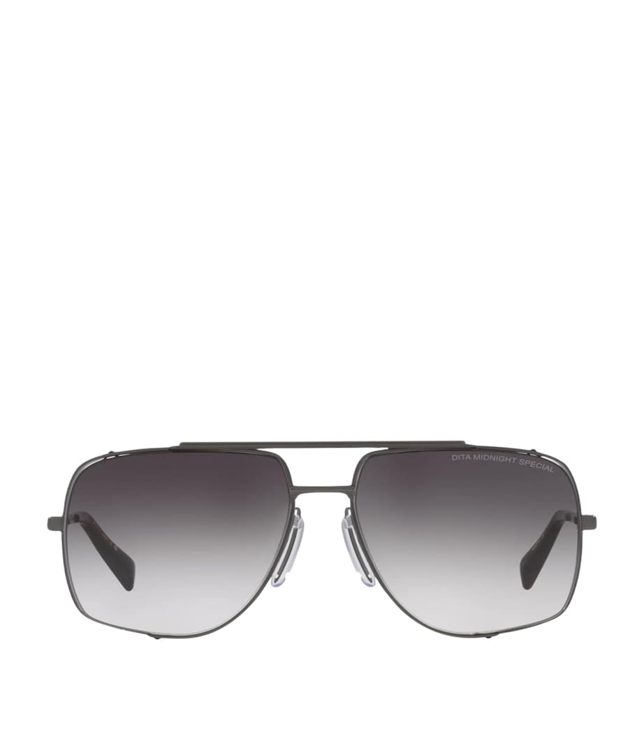 DITA Midnight Special Square Sunglasses Black Image 1