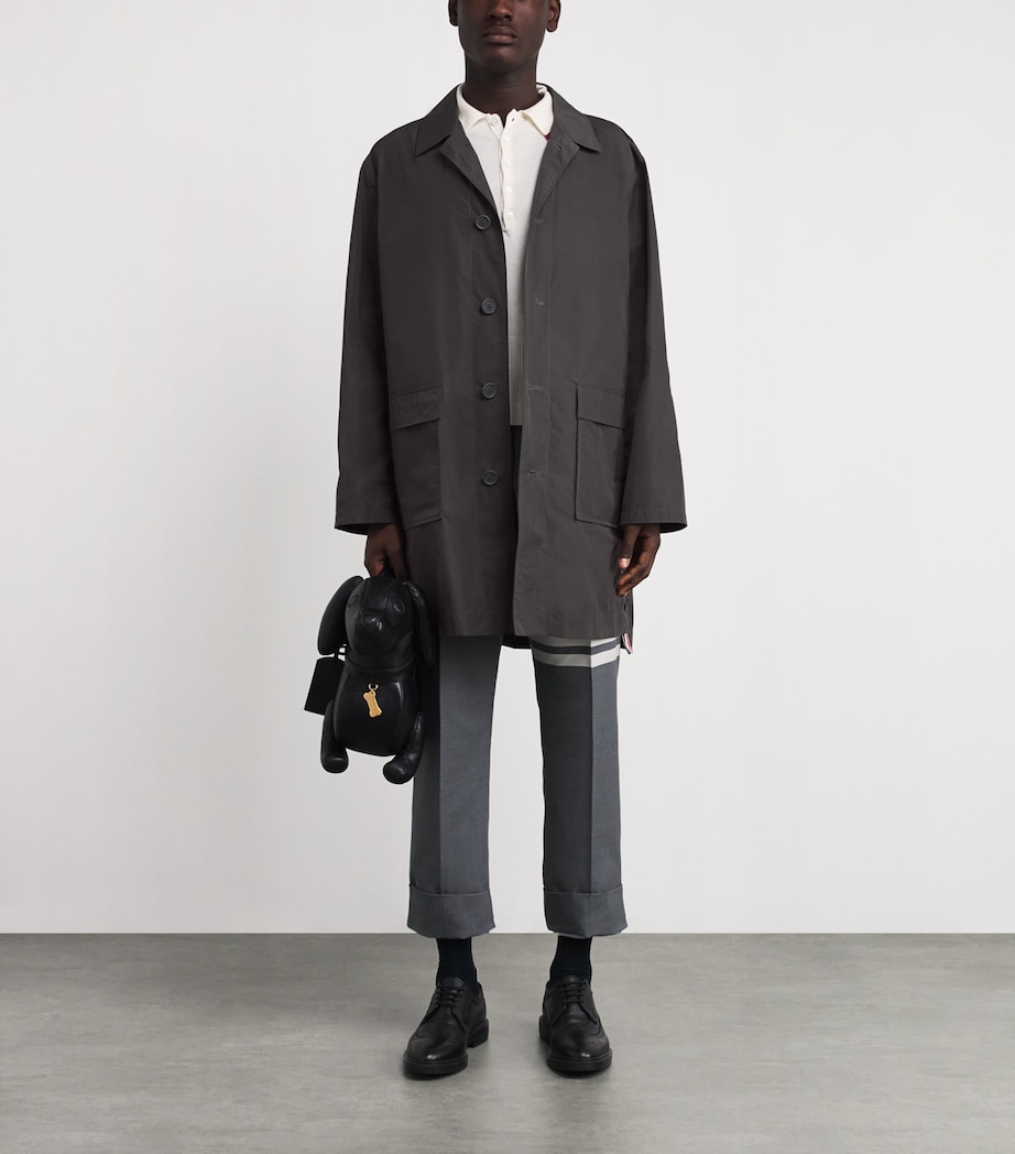 Technical Packable Logo Jacket DARK GREY Image 2