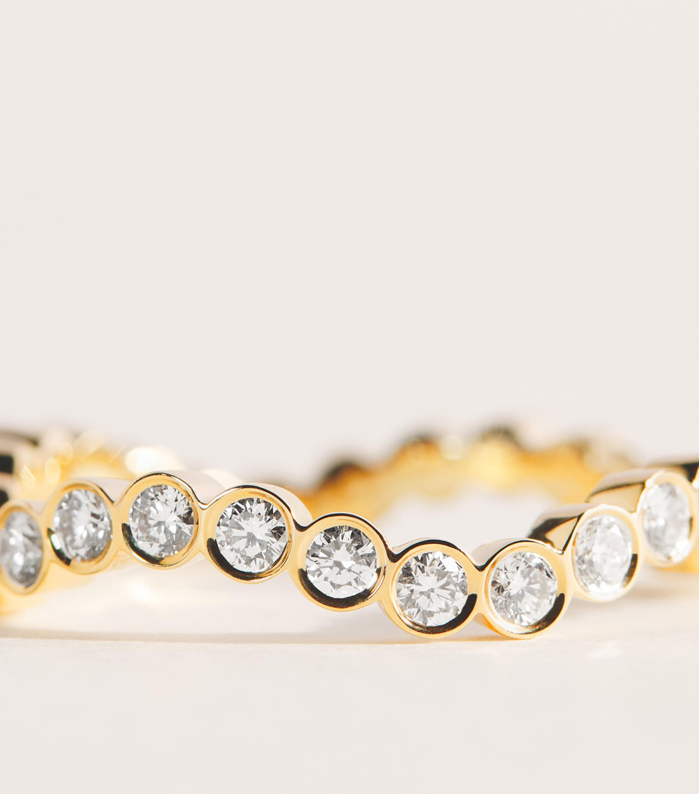 Sophie Bille Brahe Yellow Gold and Diamond Dentelle de Diamant Ring Yellow Gold Image 5