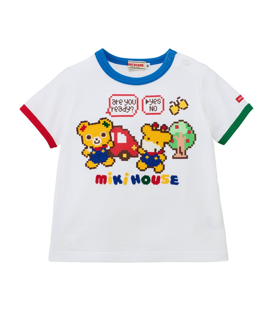 Miki House Cotton Printed T-Shirt (2-5 Years) Image 1