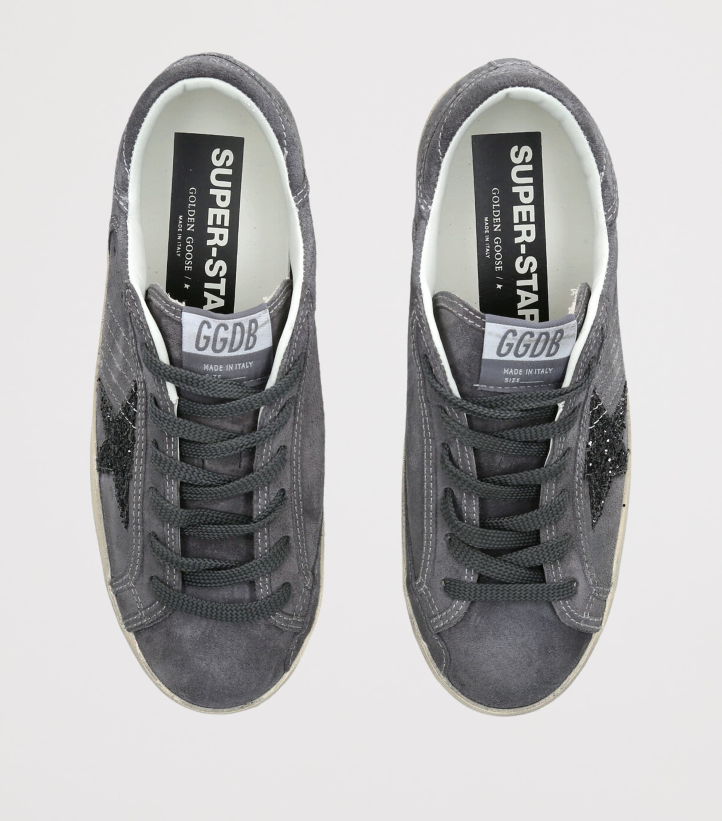 Golden Goose Suede Super Star Sneakers Grey/dark Image 4