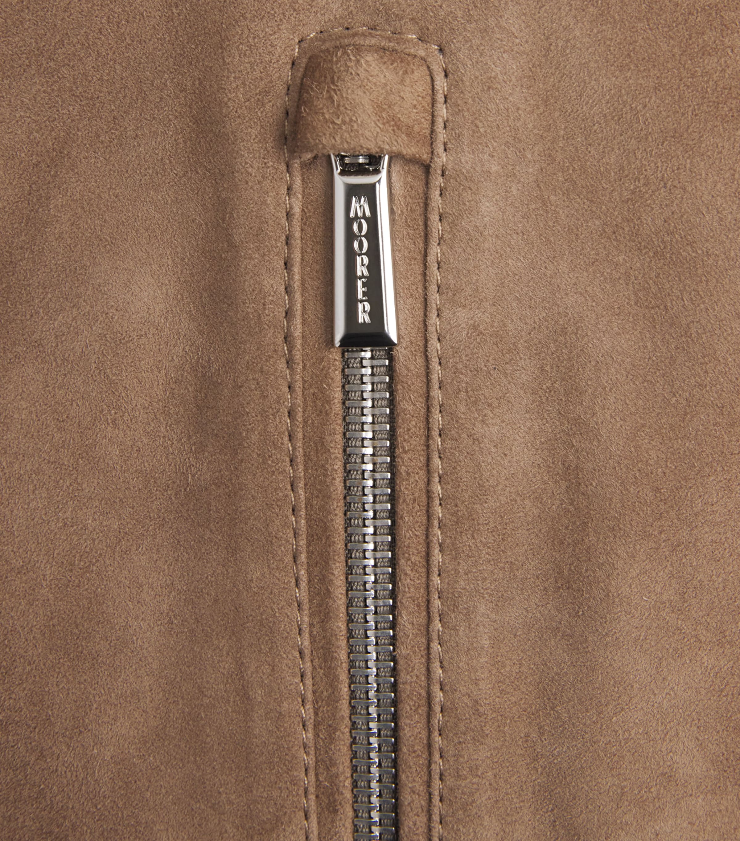 Moorer Mens Wool-Cashmere Hybrid Jacket Tortora Image 6